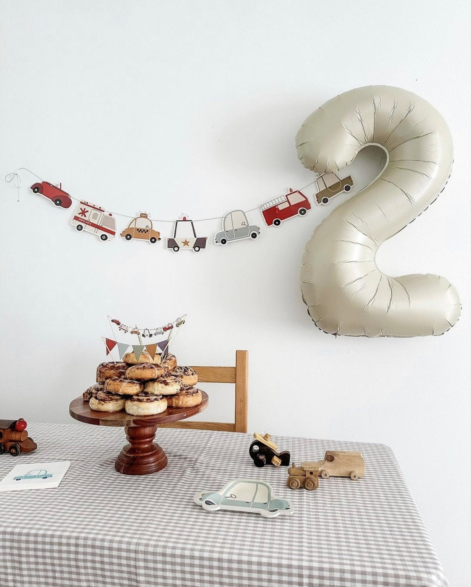 Vehicles Party Banner - Stesha Party