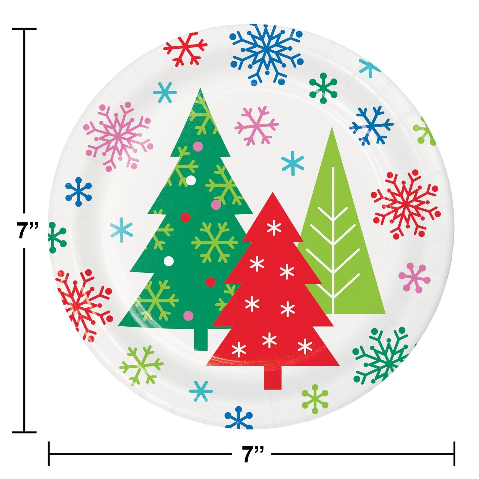 Vibrant Holiday Party Plate & Napkin Set - Stesha Party