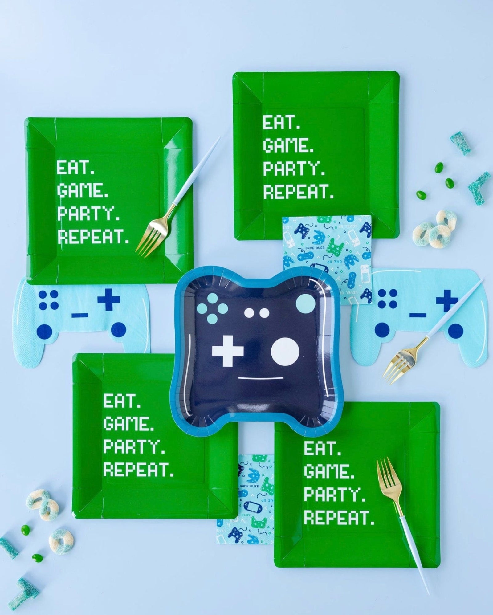 Video Game Controller Party Napkins - Stesha Party
