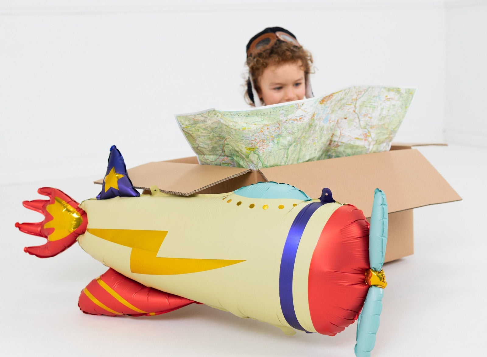 Vintage Airplane Balloon - Stesha Party