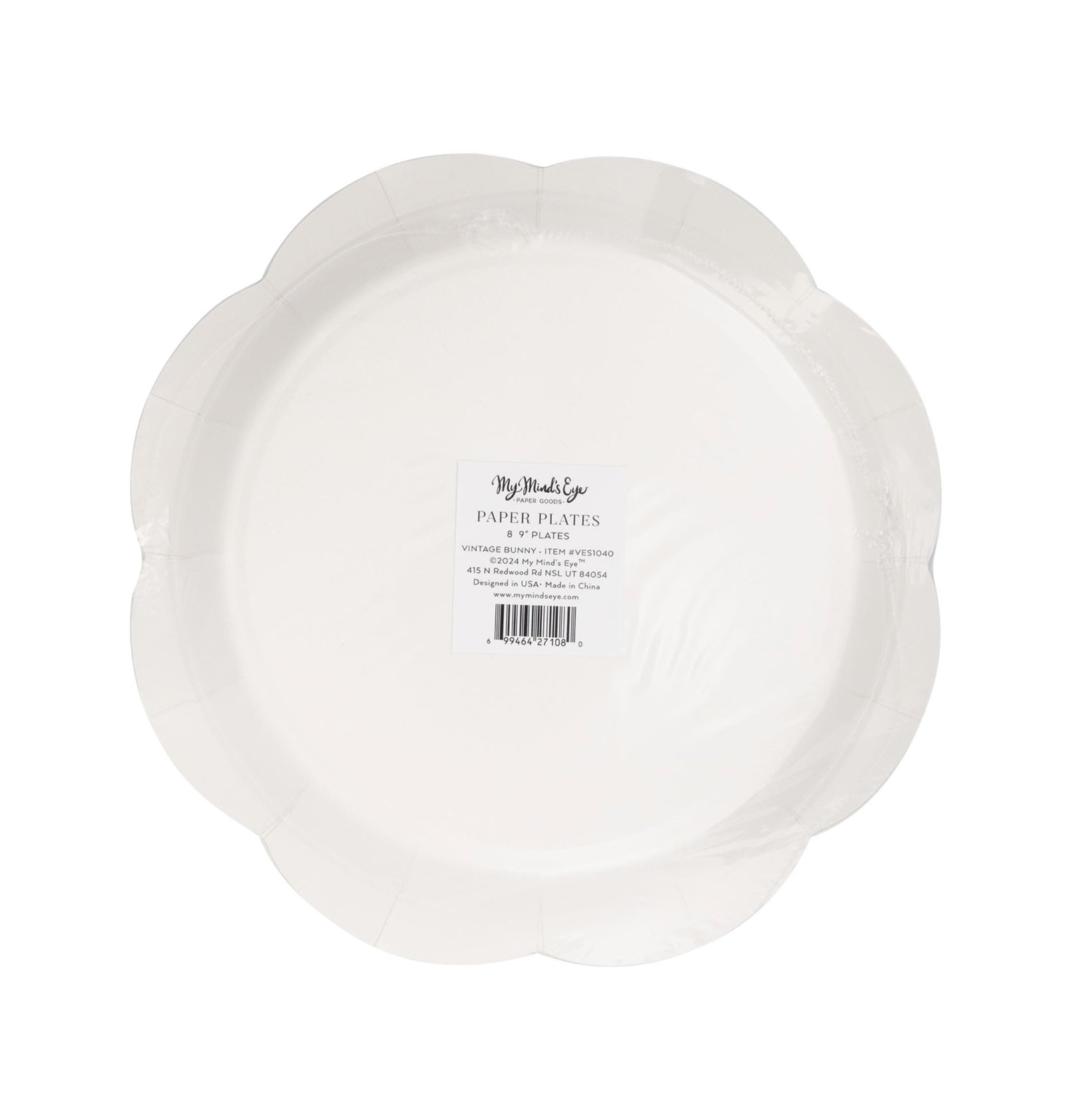 Vintage Easter Bunny Paper Plates - Stesha Party