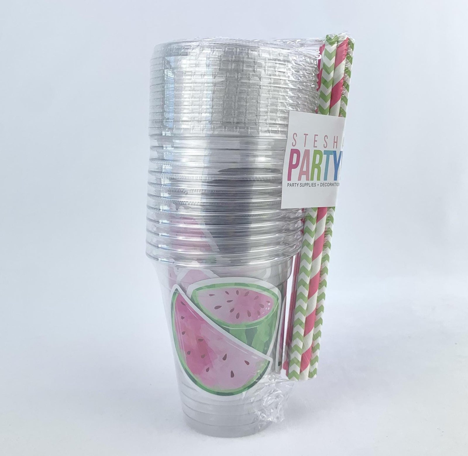 Watermelon Party Cups 12ct - Stesha Party