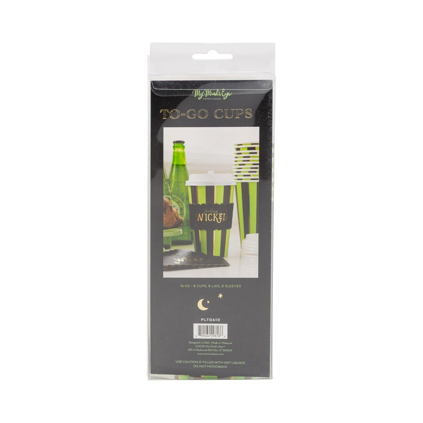 Wicked Paper To - Go Cups 8ct - Stesha Party