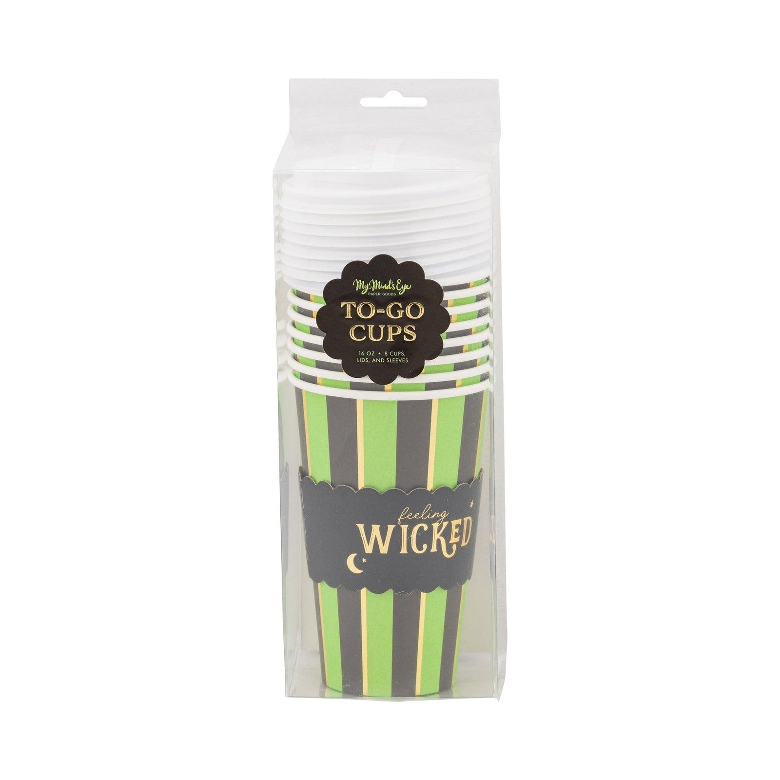 Wicked Paper To - Go Cups 8ct - Stesha Party