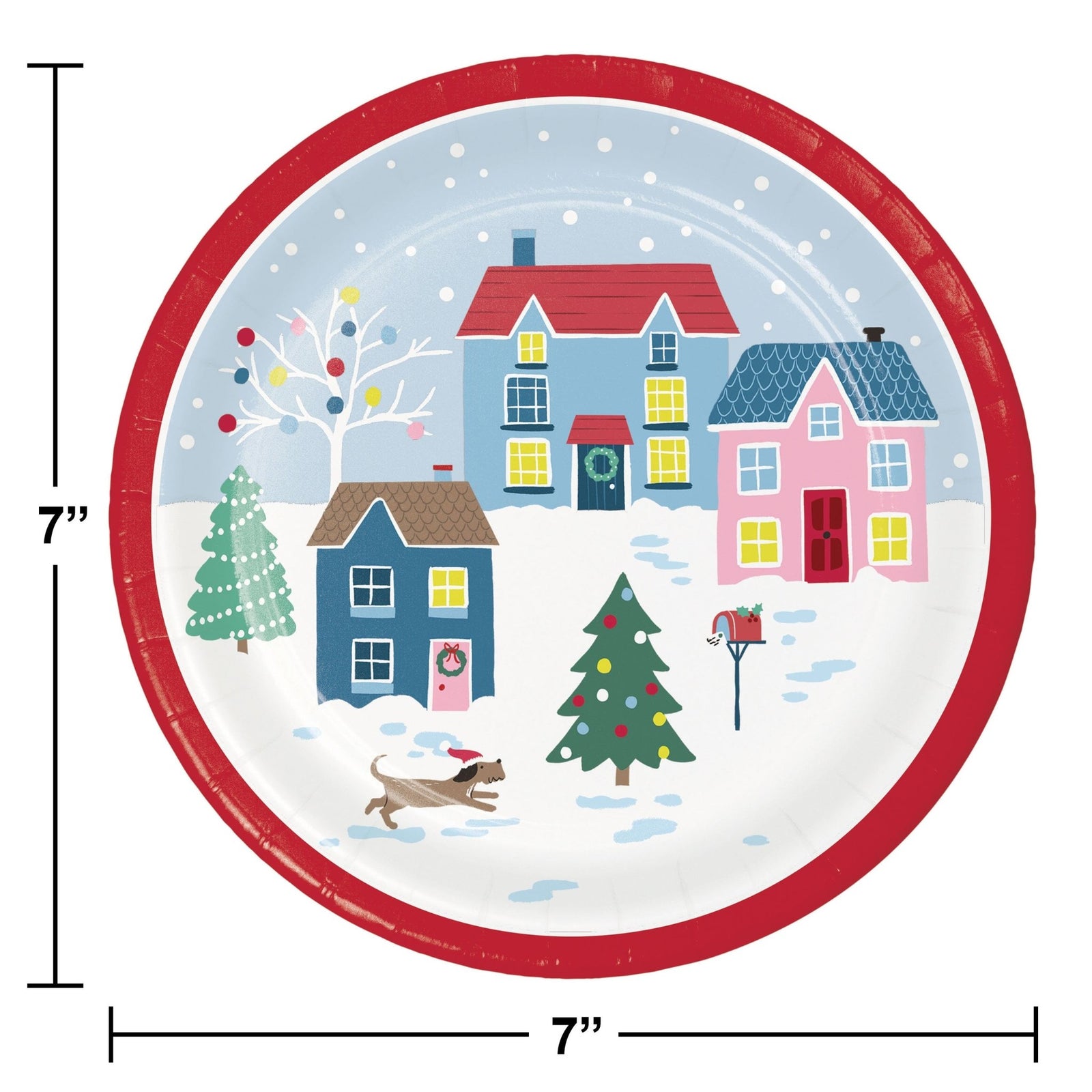 Winter Village Party Supplies Set - Stesha Party