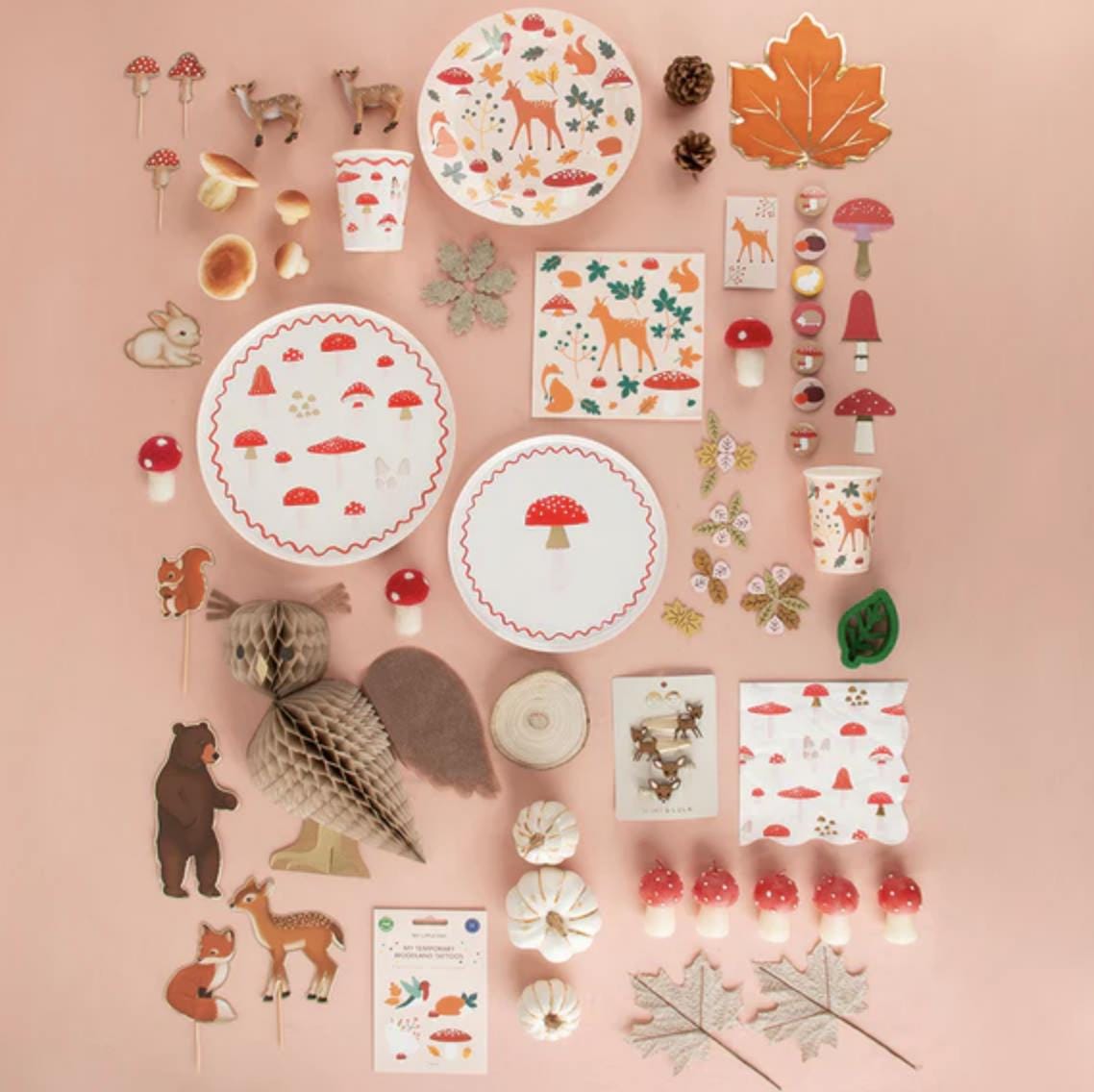 Woodland Deer Party Cups - Stesha Party