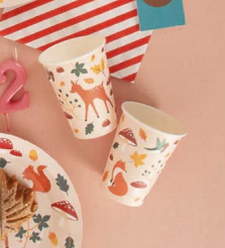 Woodland Deer Party Cups - Stesha Party