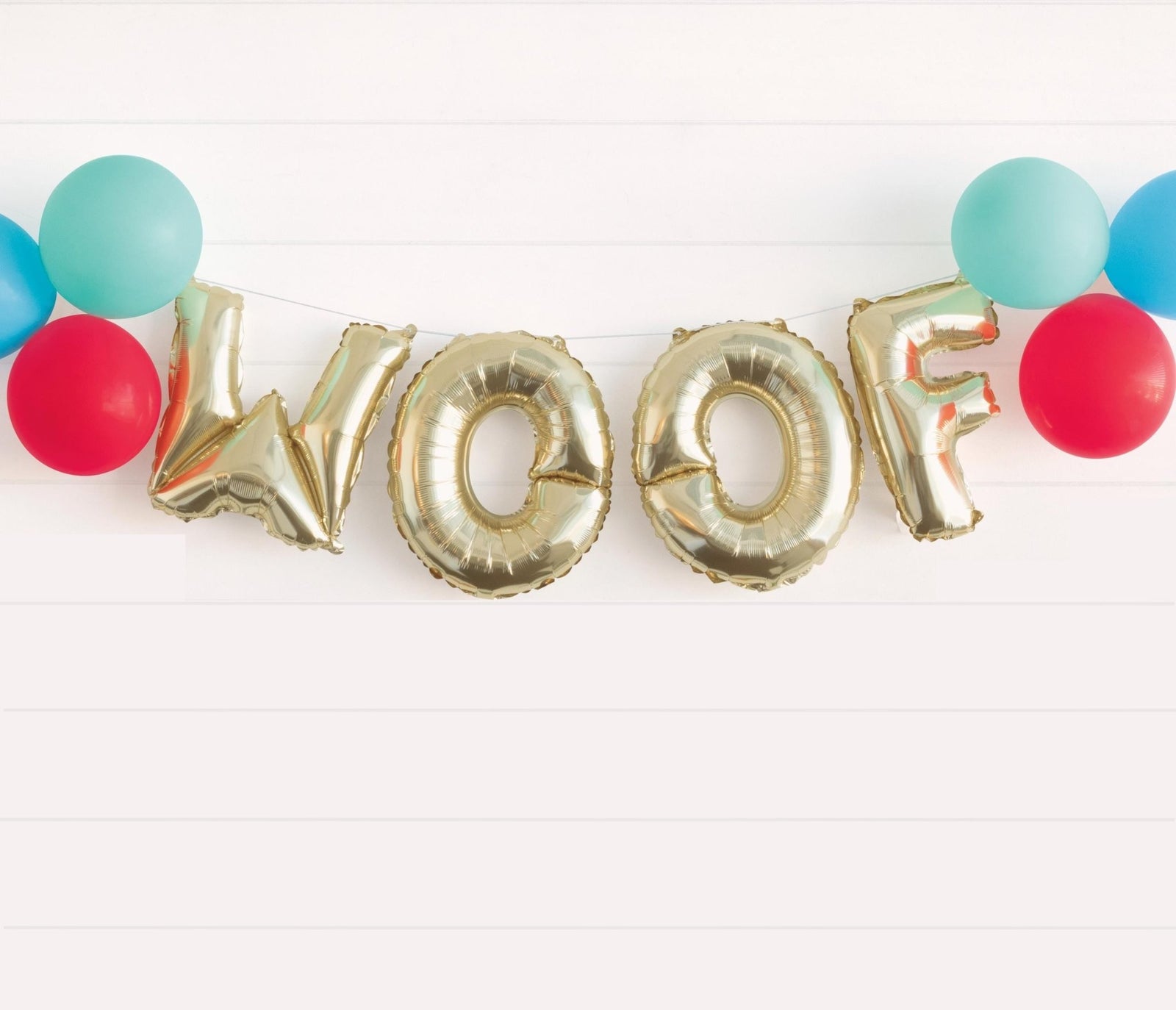 WOOF Dog Balloon Banner 10ft - Stesha Party
