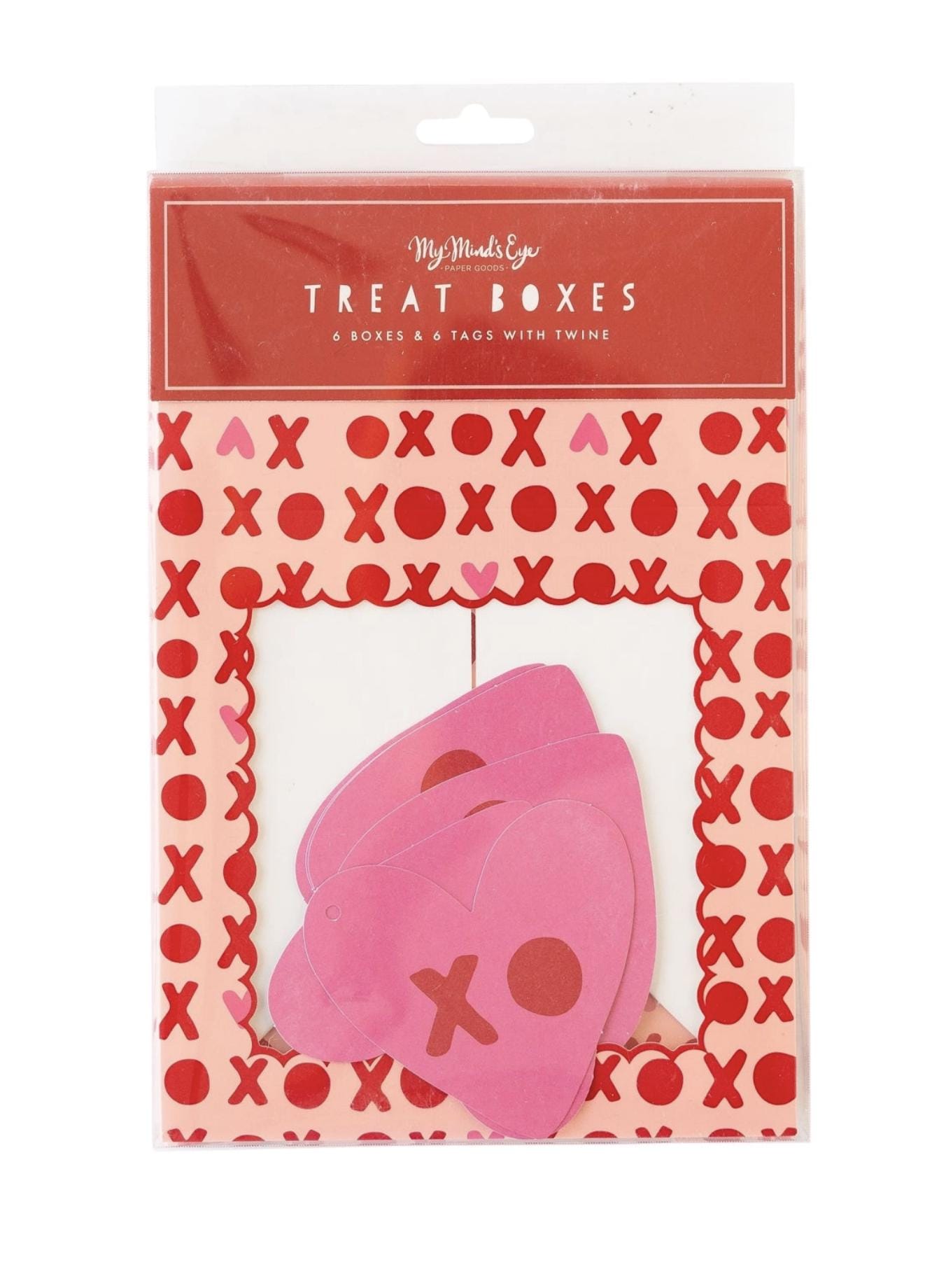 XOXO Window Cookie Boxes & Tags 6ct - Stesha Party