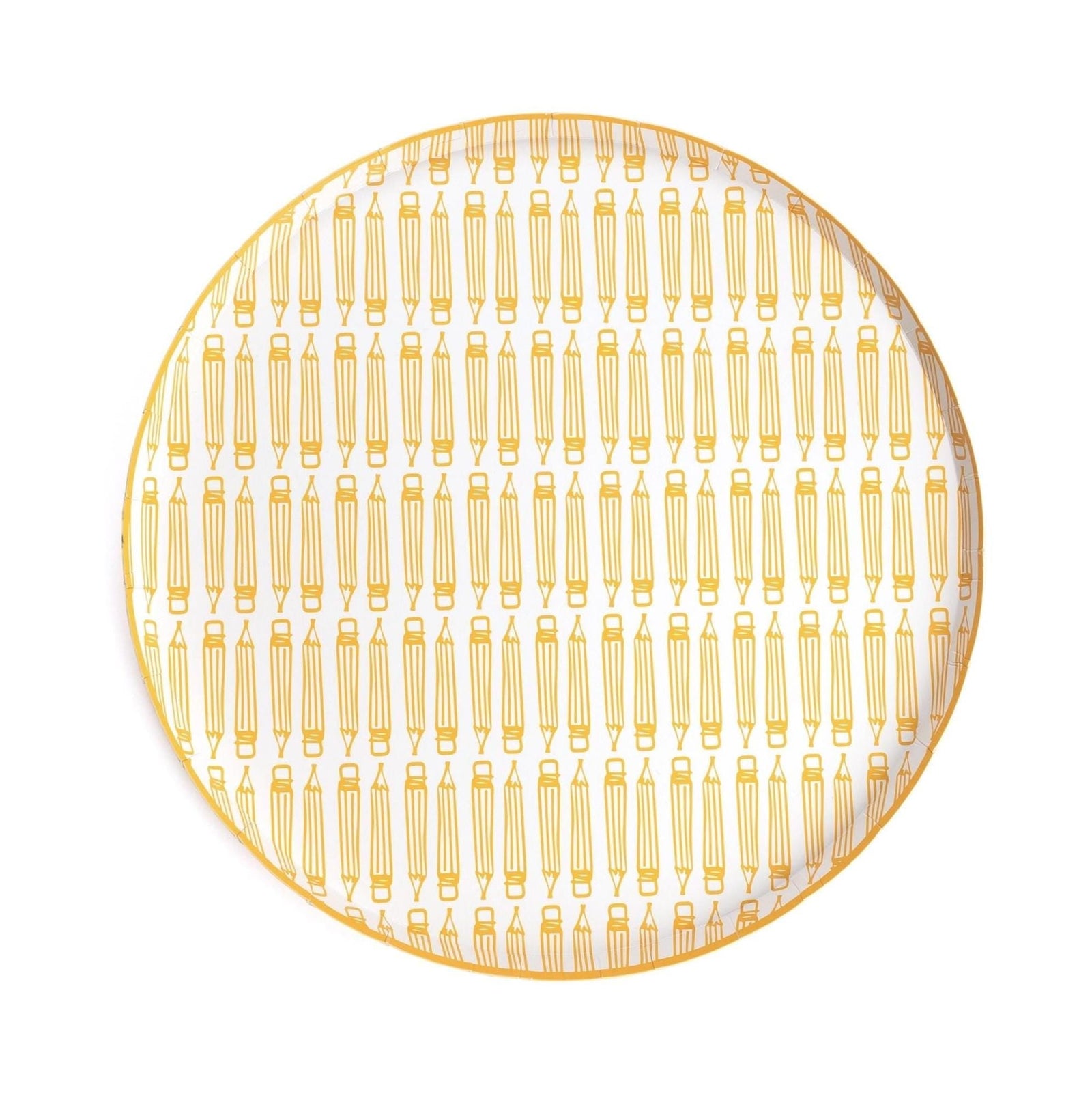 Yellow Pencil Party Plates - Stesha Party
