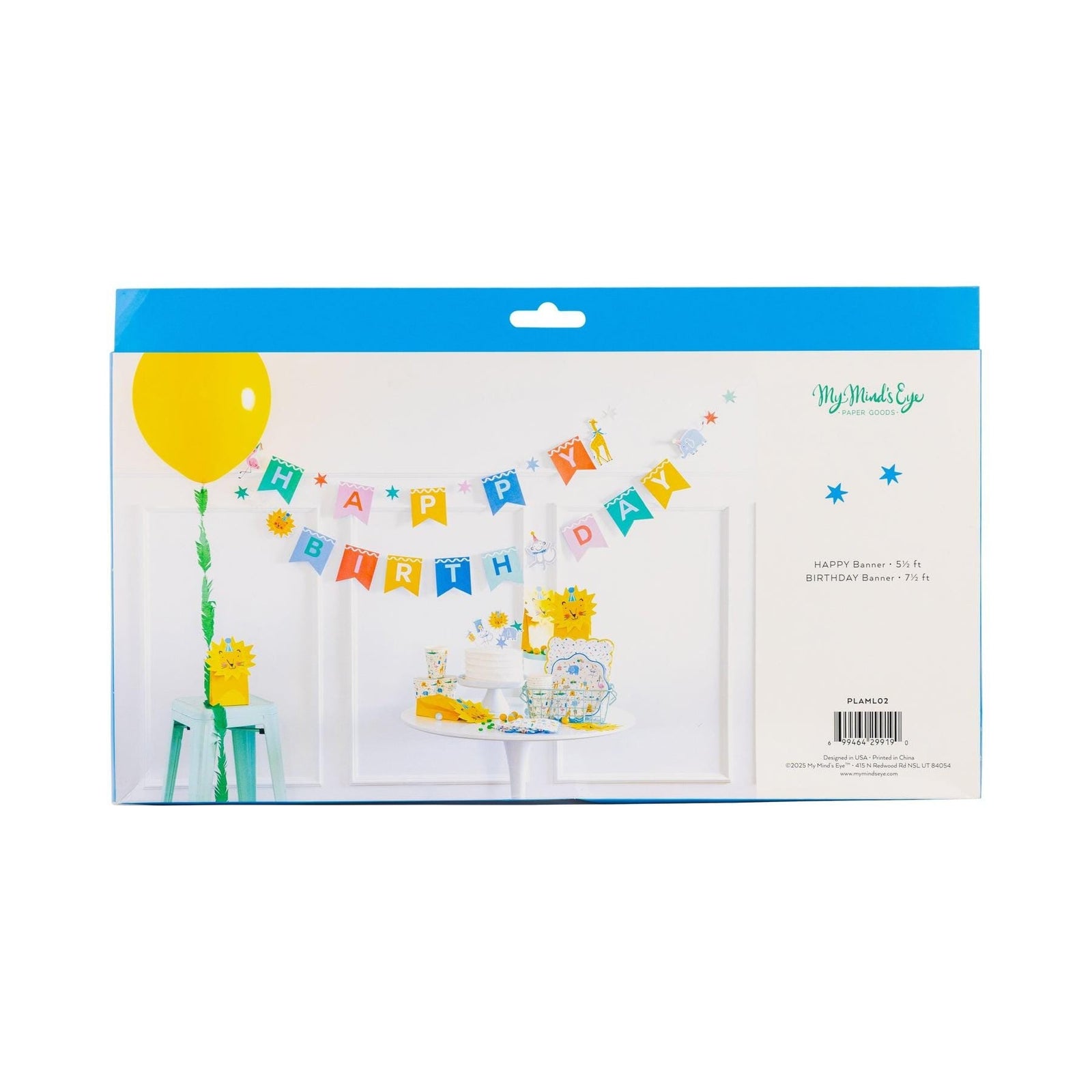 Zoo Animal Birthday Banner - Stesha Party
