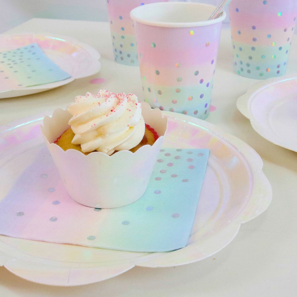 20 Iridescent Napkins - Stesha Party