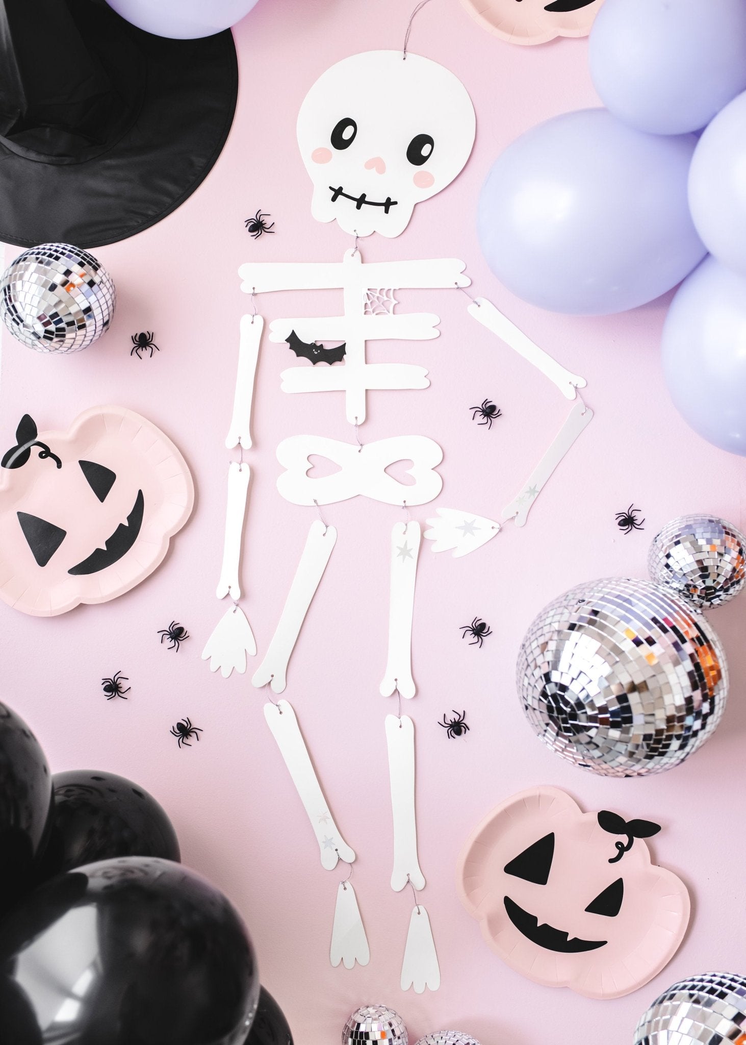 3.5' Tall Skeleton Hanging Decoration - Stesha Party