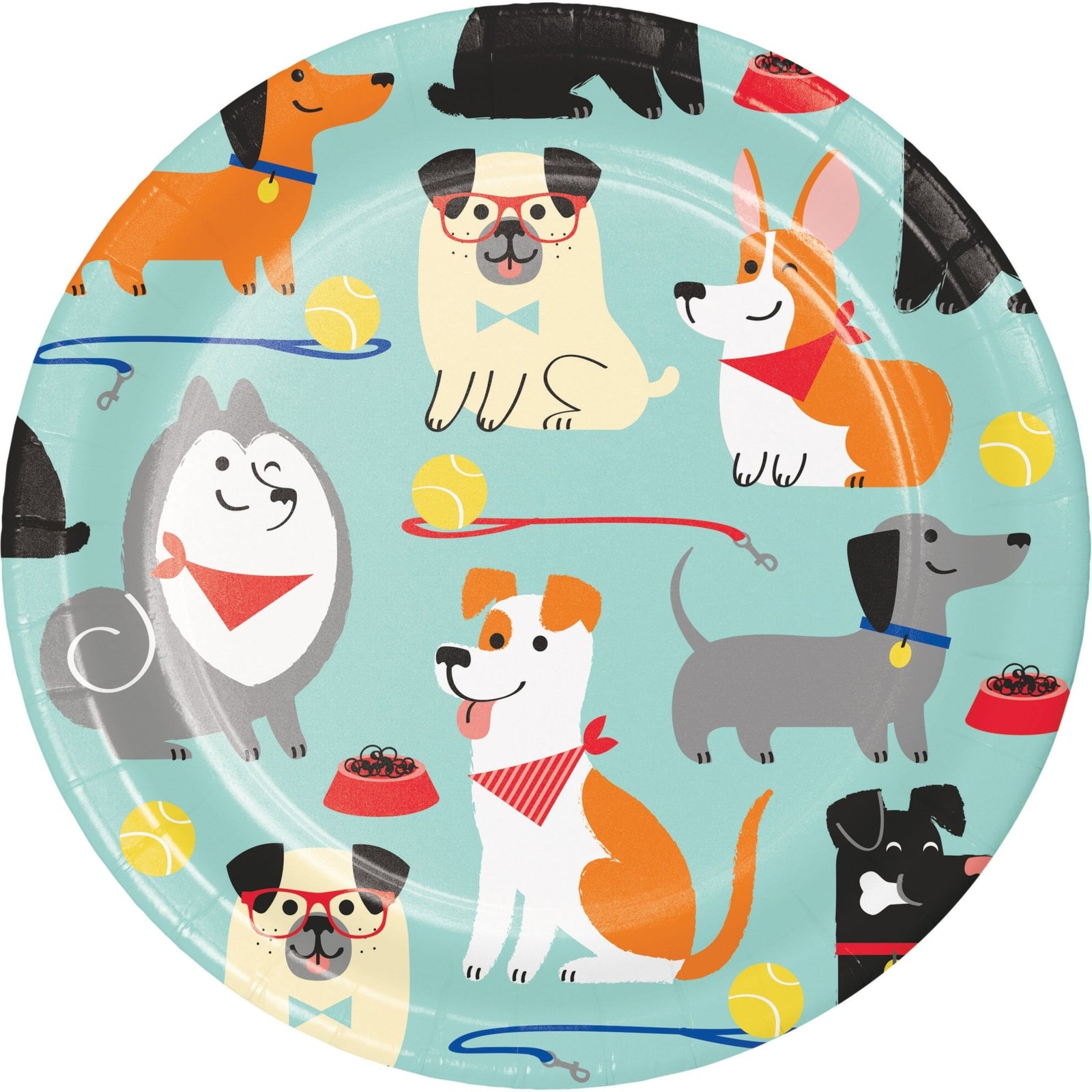 7" Puppy Party Plates - Stesha Party