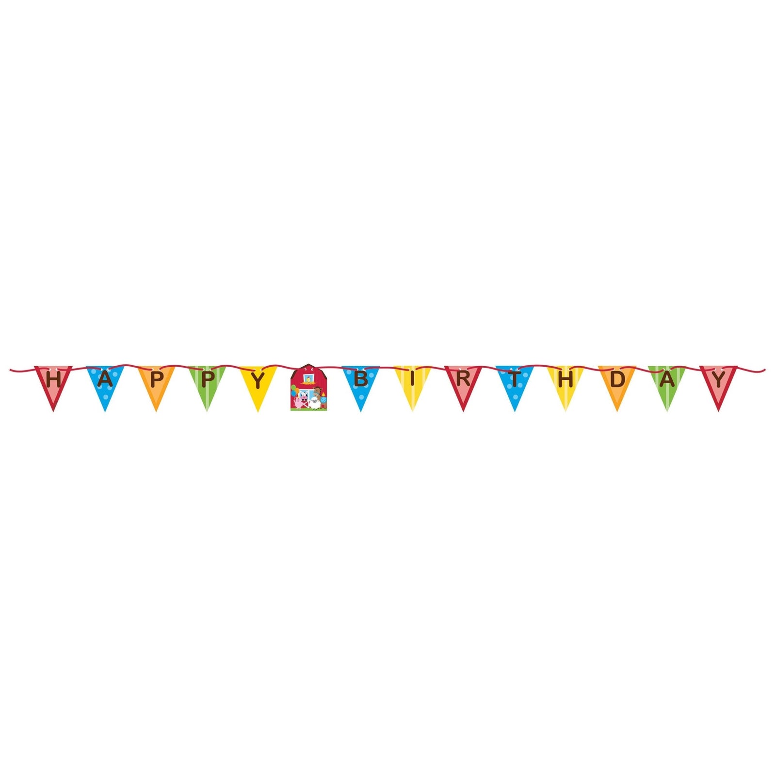 Barnyard "Happy Birthday" Banner - Stesha Party