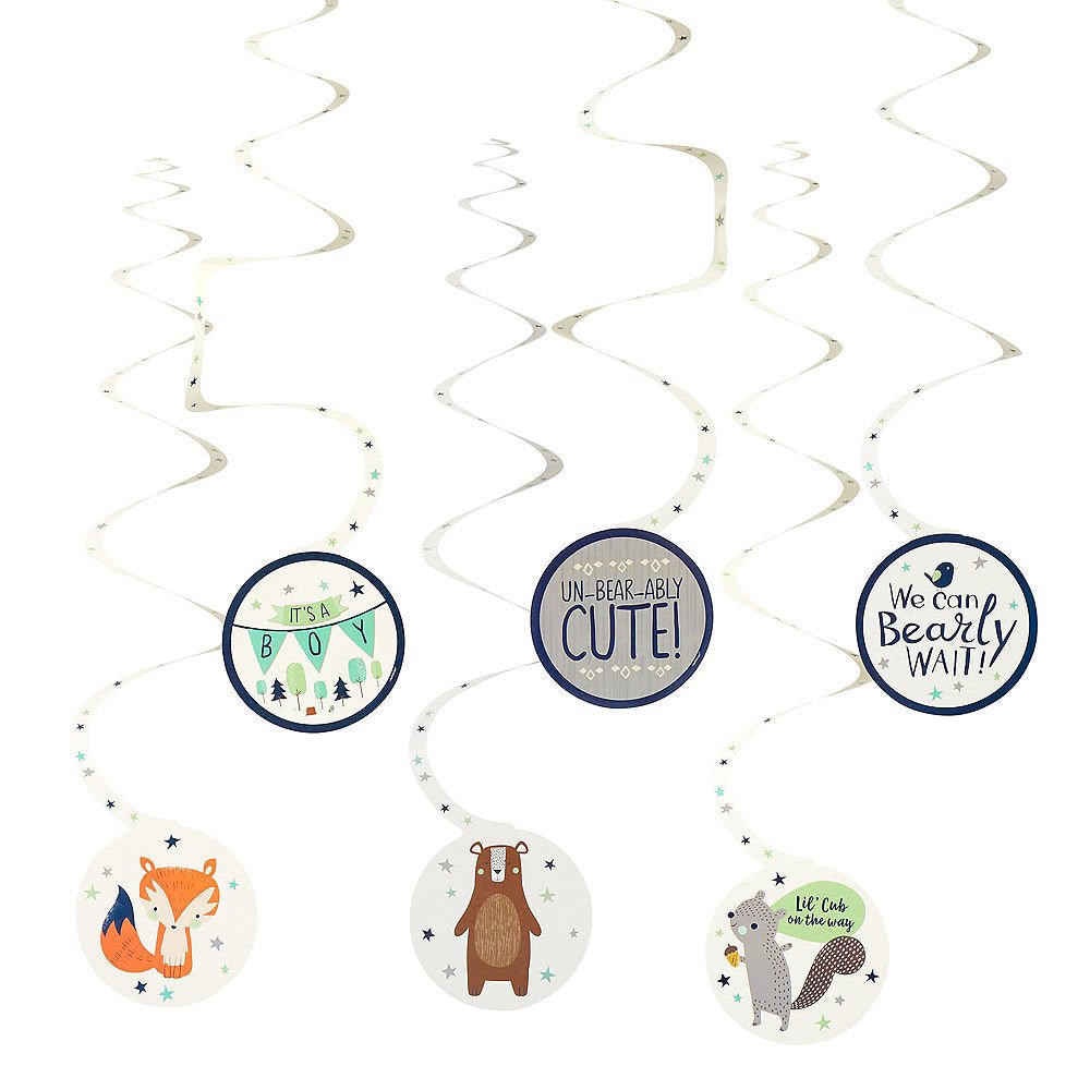 Bear Woodland Party Decorations - Stesha Party