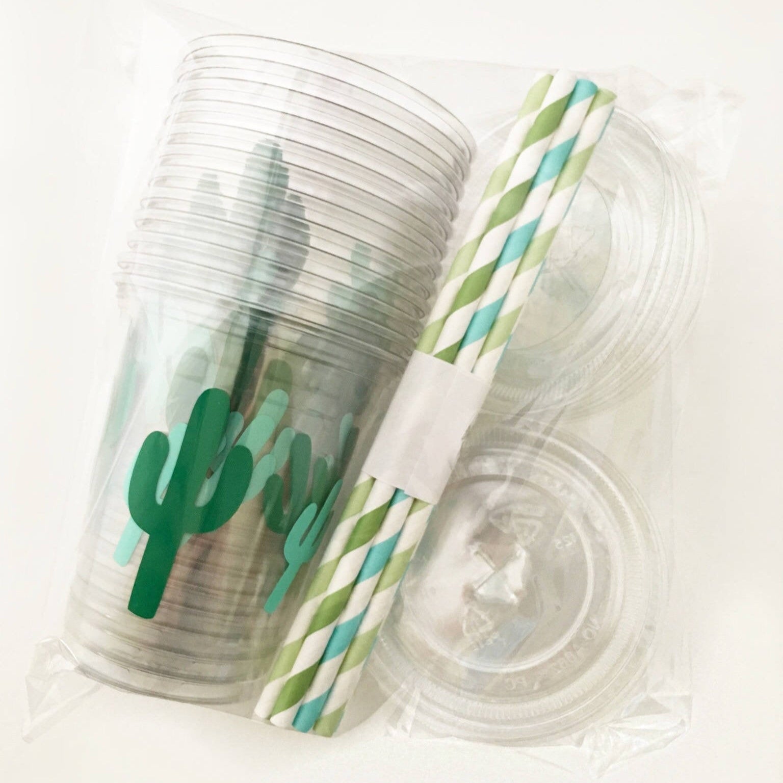 Cactus Party Beverage Cups - Stesha Party