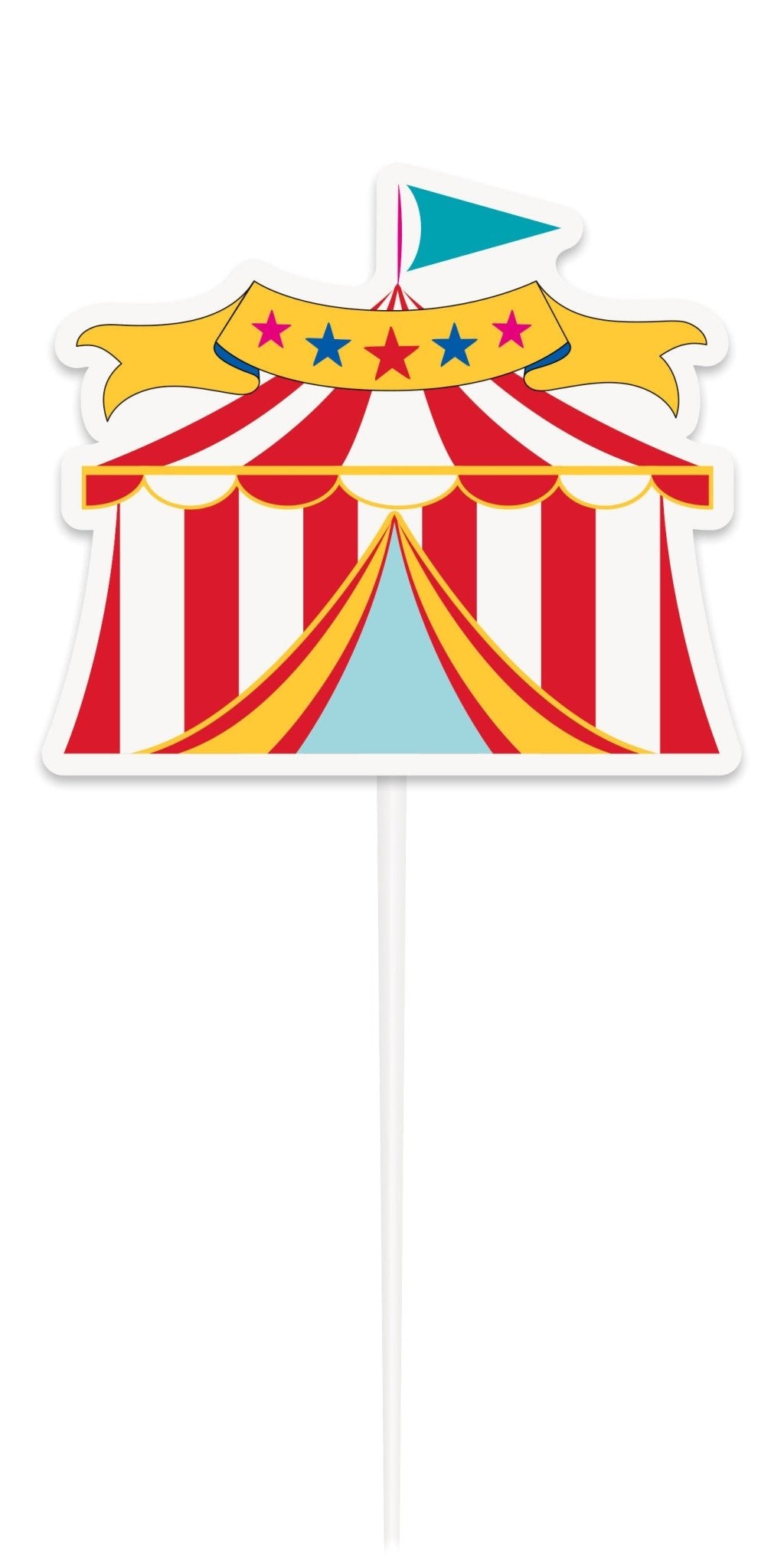 Circus Tent Cake Topper - Stesha Party