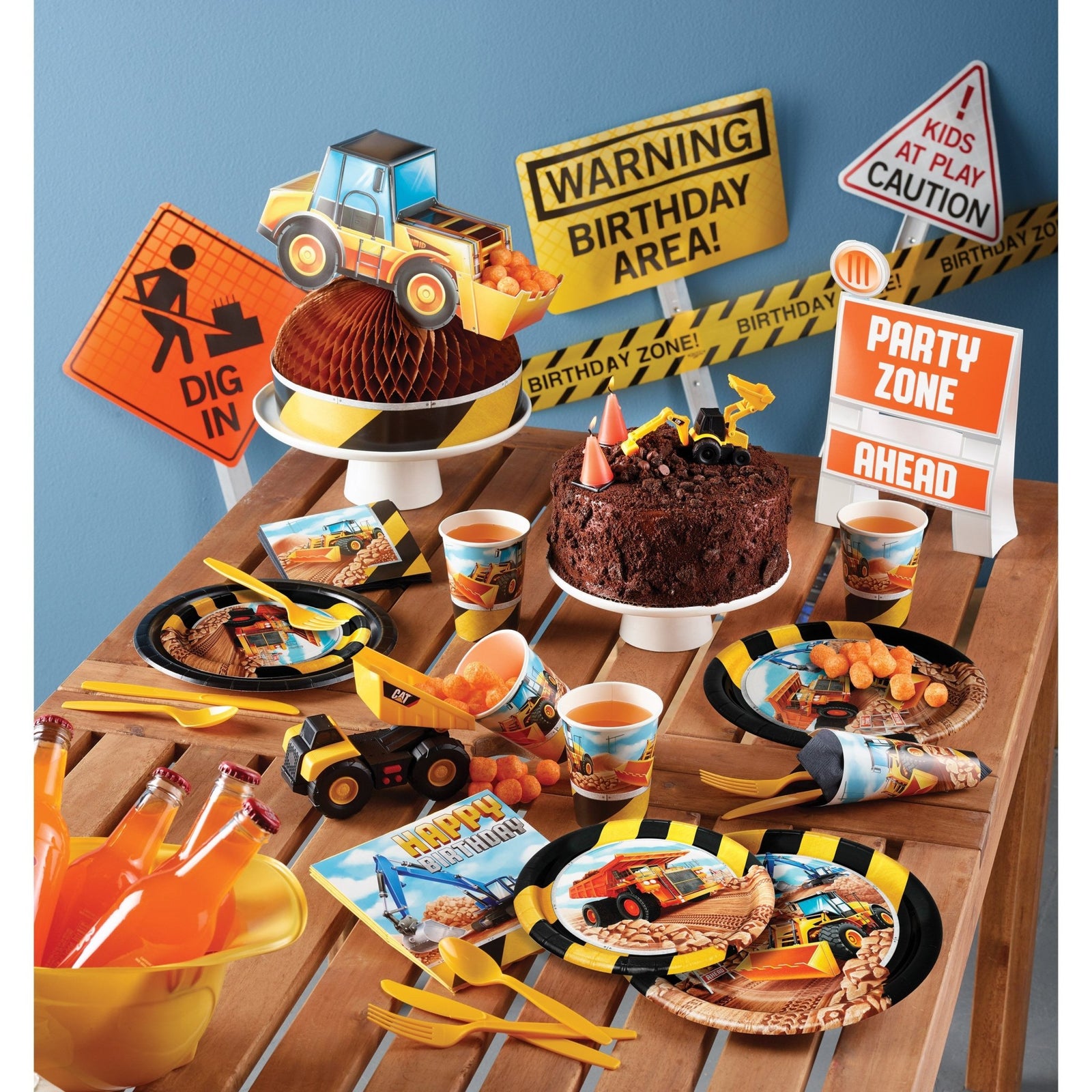 Construction Party Centerpiece - Stesha Party