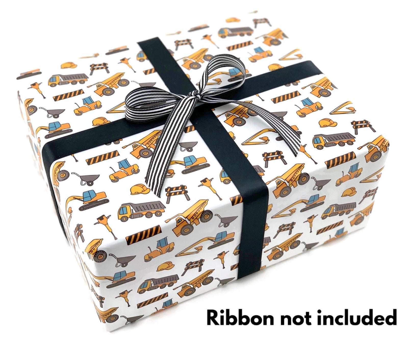 Construction Wrapping Paper - Stesha Party