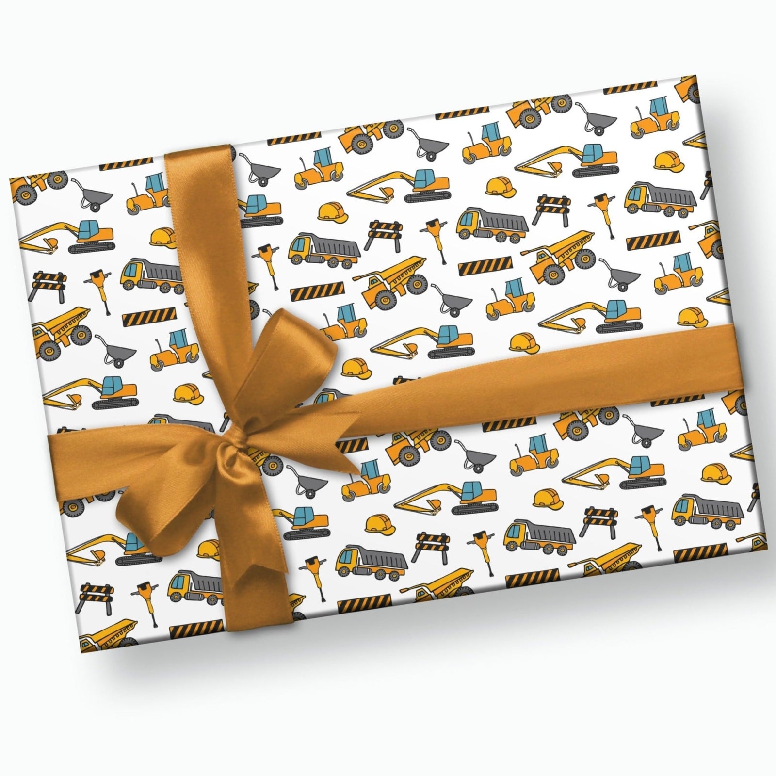 Construction Wrapping Paper - Stesha Party