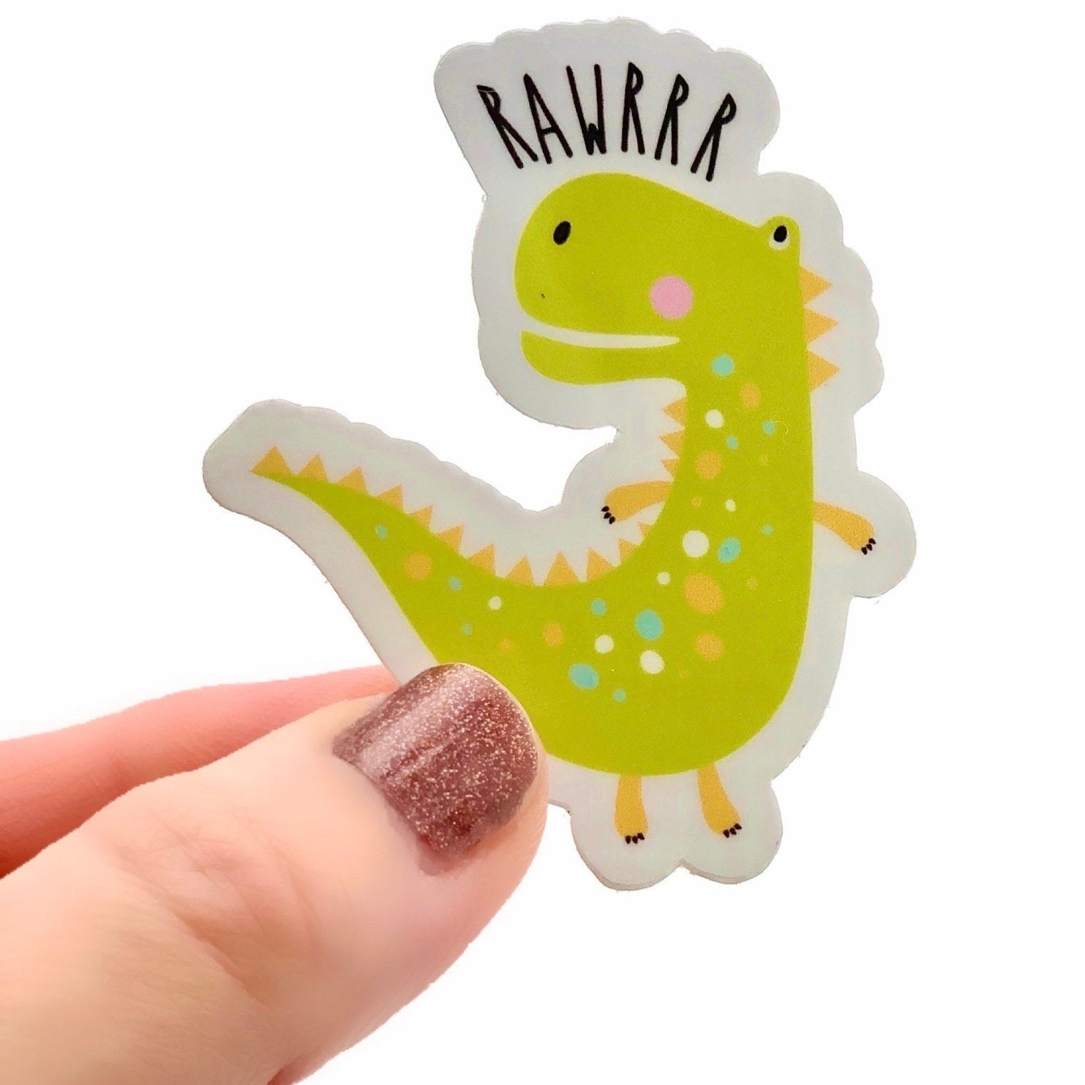 Dinosaur Water Bottle Sticker - Stesha Party