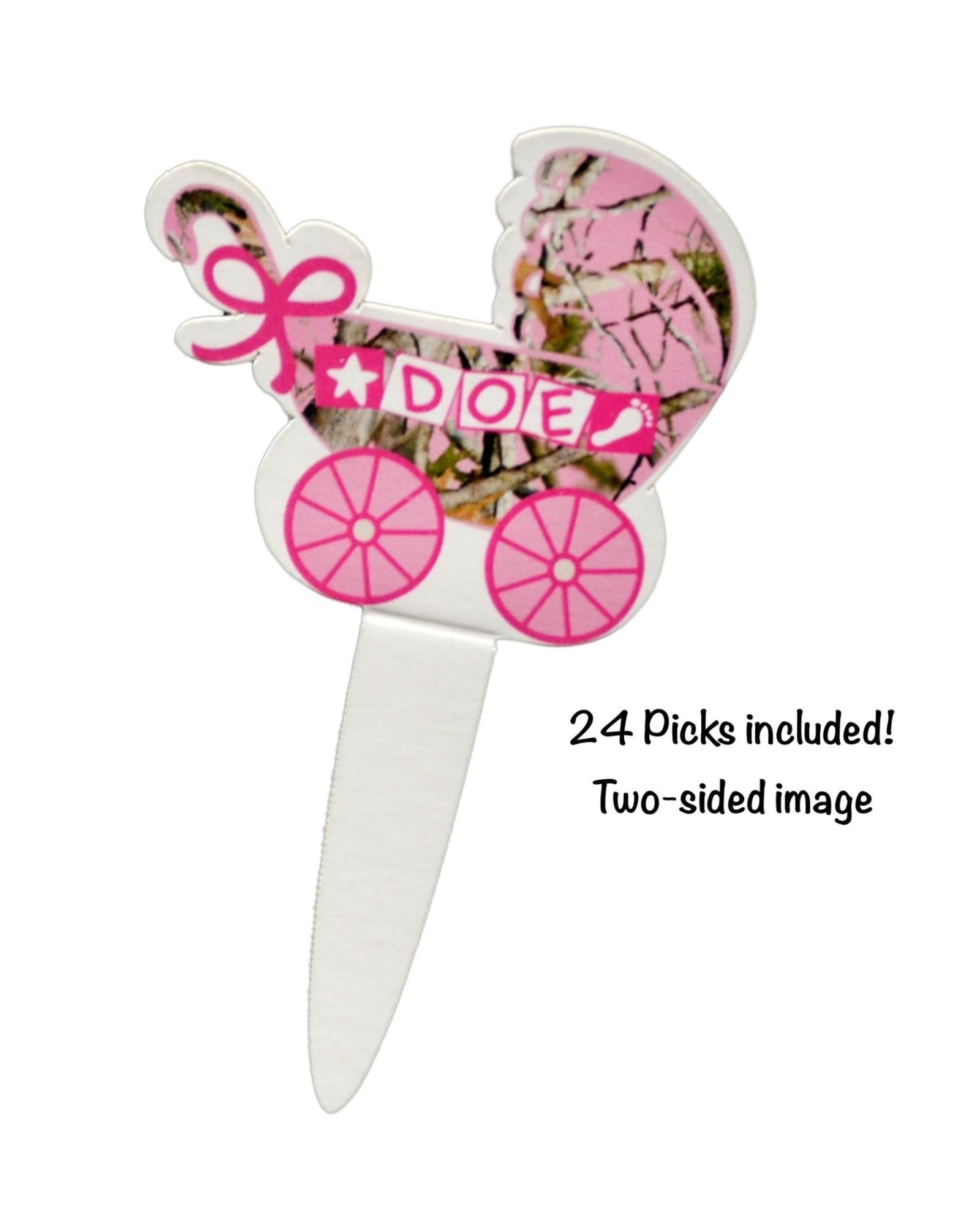 Doe Cupcake Picks - Stesha Party