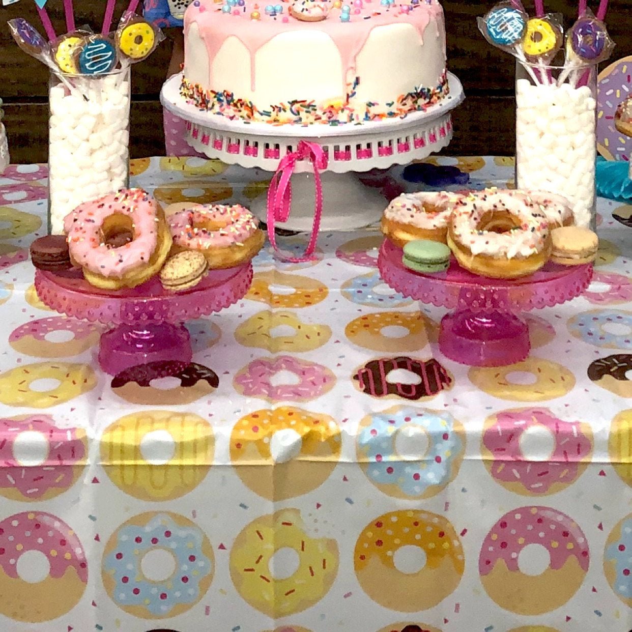 Donut Tablecloth - Stesha Party