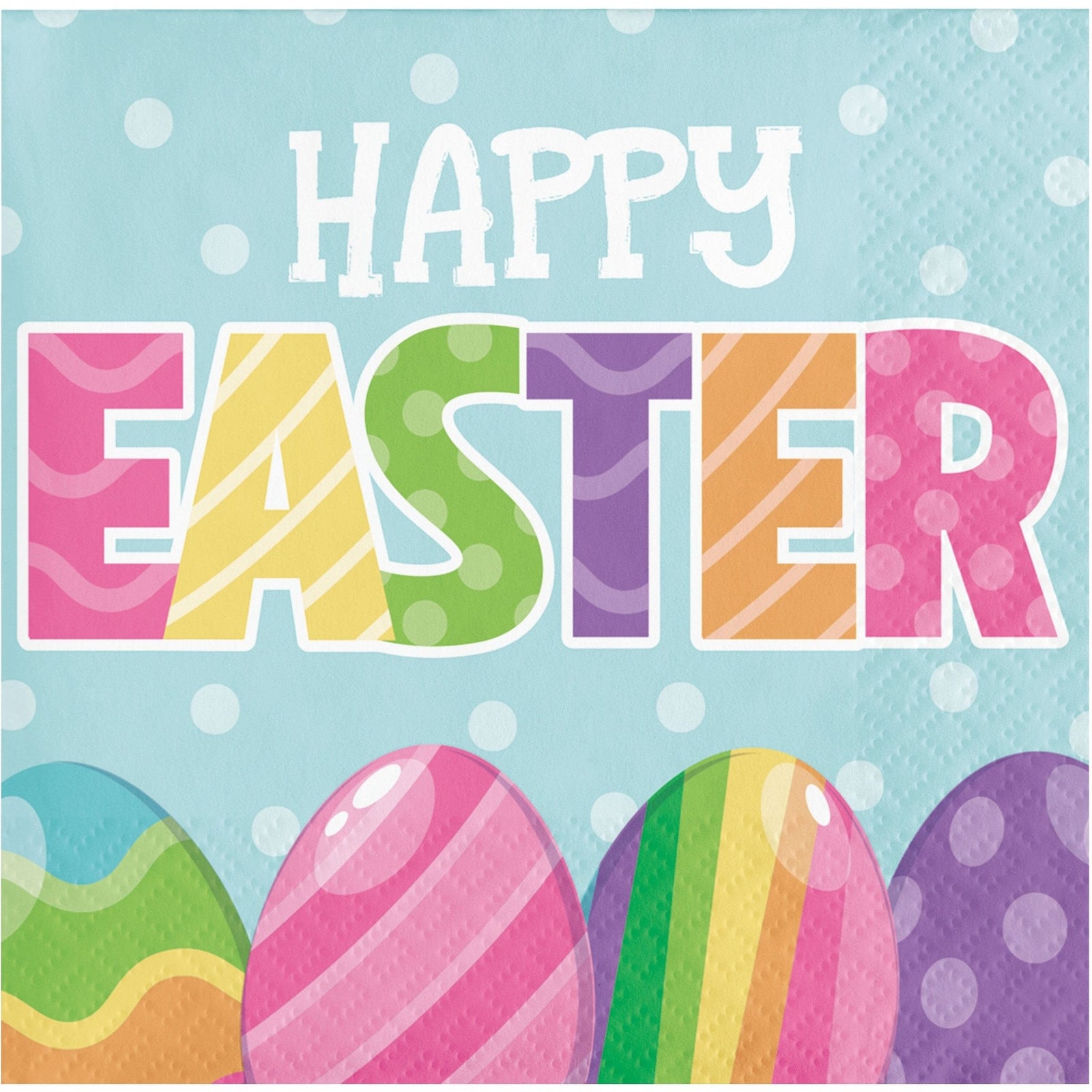 Easter Egg Party Supplies Plates & Napkins - Stesha Party