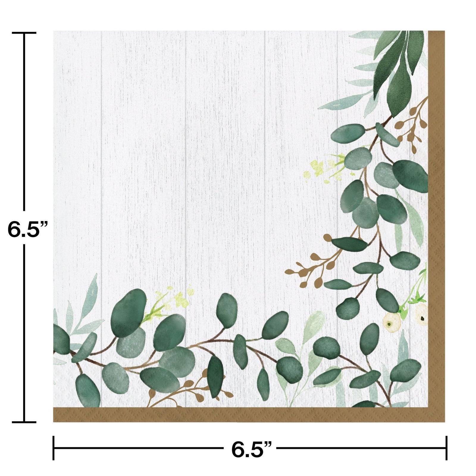 Eucalyptus Party Luncheon Napkins - Stesha Party