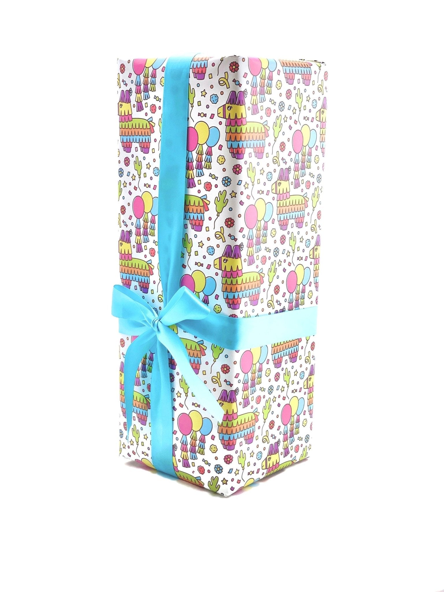 Fiesta Party Piñata Gift Wrap - Stesha Party