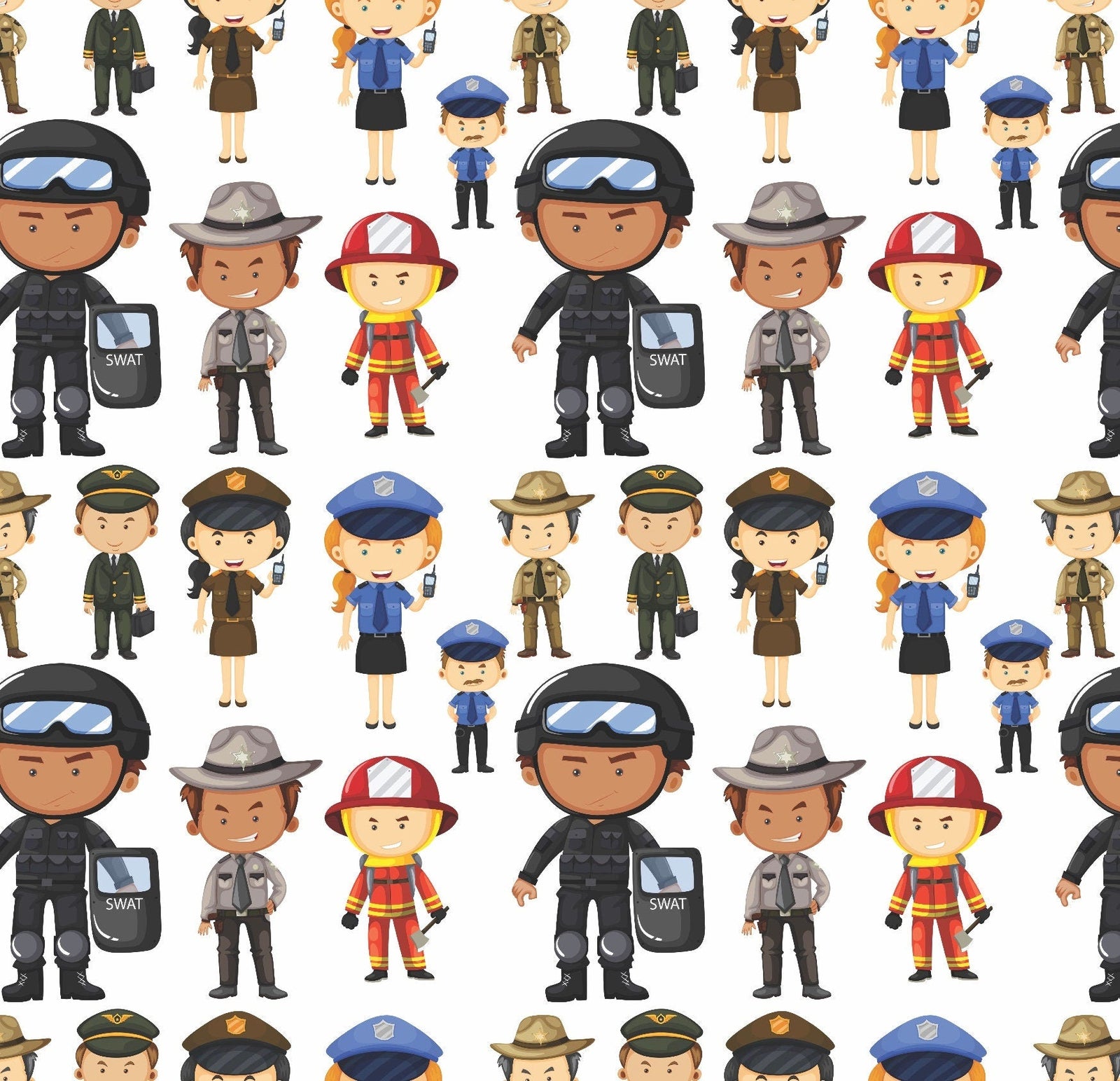 First Responder Wrapping Paper - Stesha Party