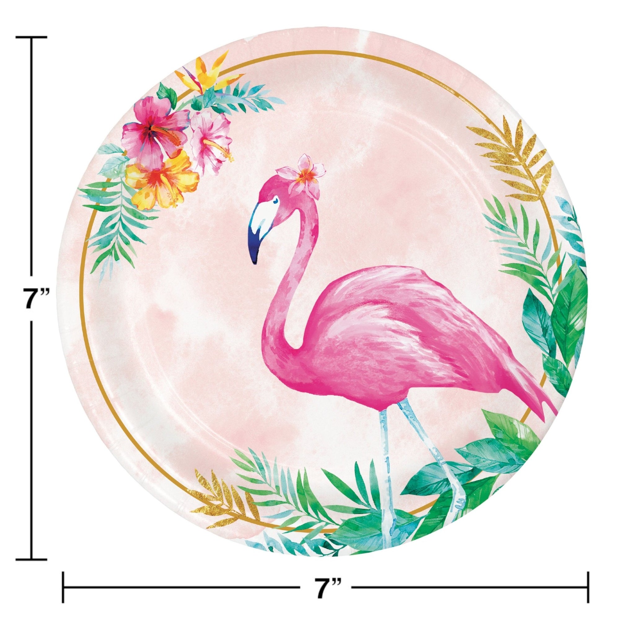 Flamingo Cake Plates - Stesha Party