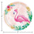 Flamingo Cake Plates - Stesha Party