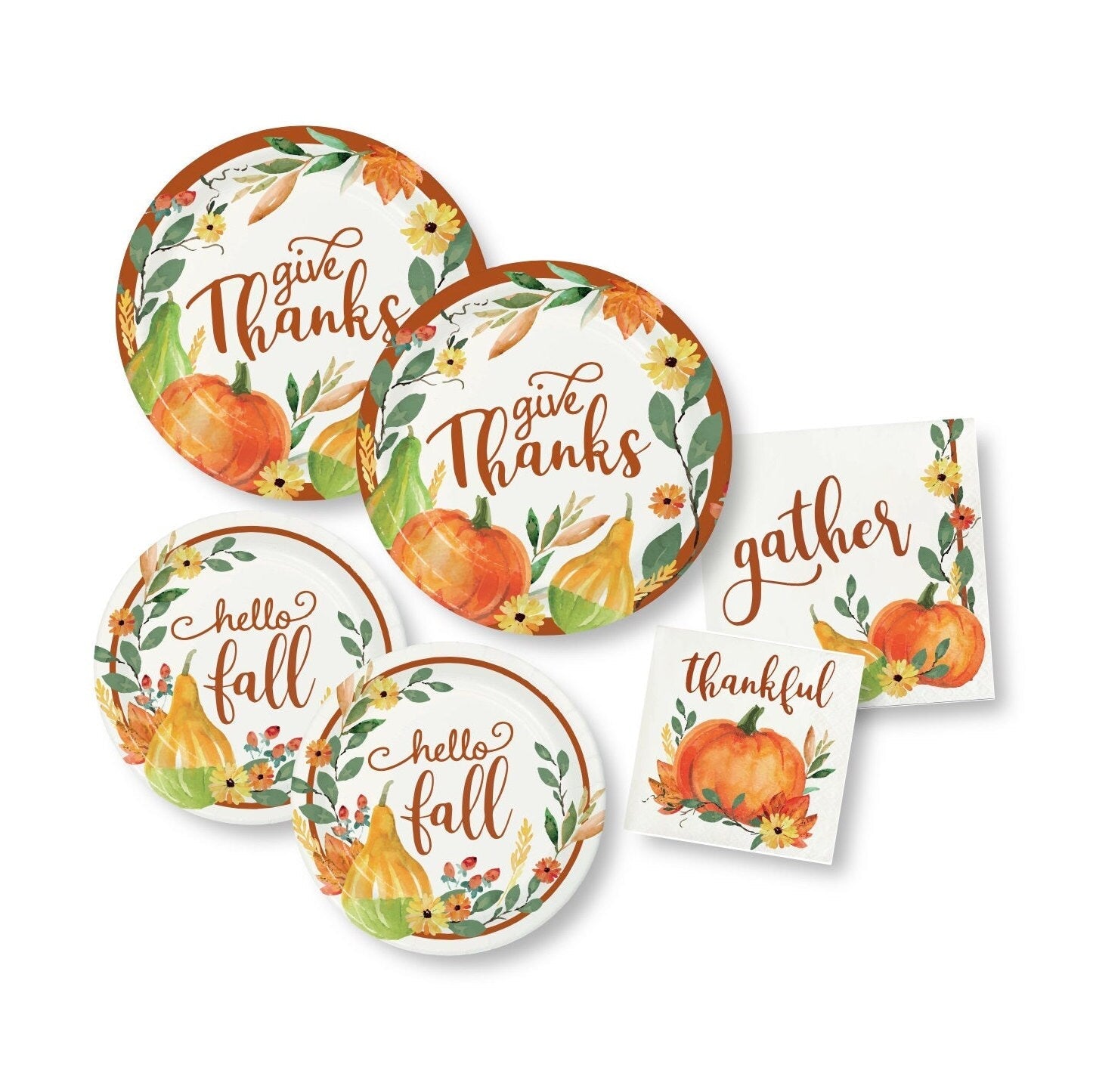 Gather Thanksgiving Party Supplies - Stesha Party