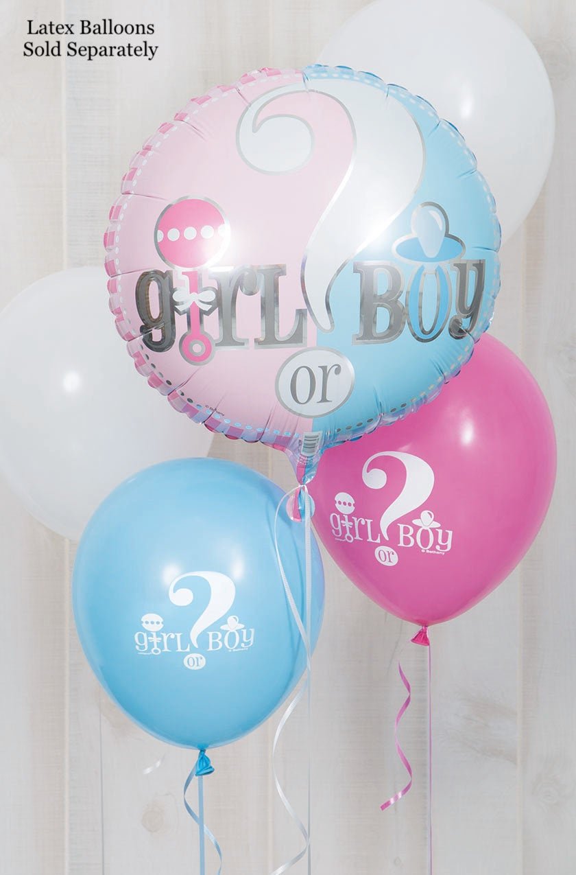 "Girl or Boy" Gender Reveal Balloon - Stesha Party