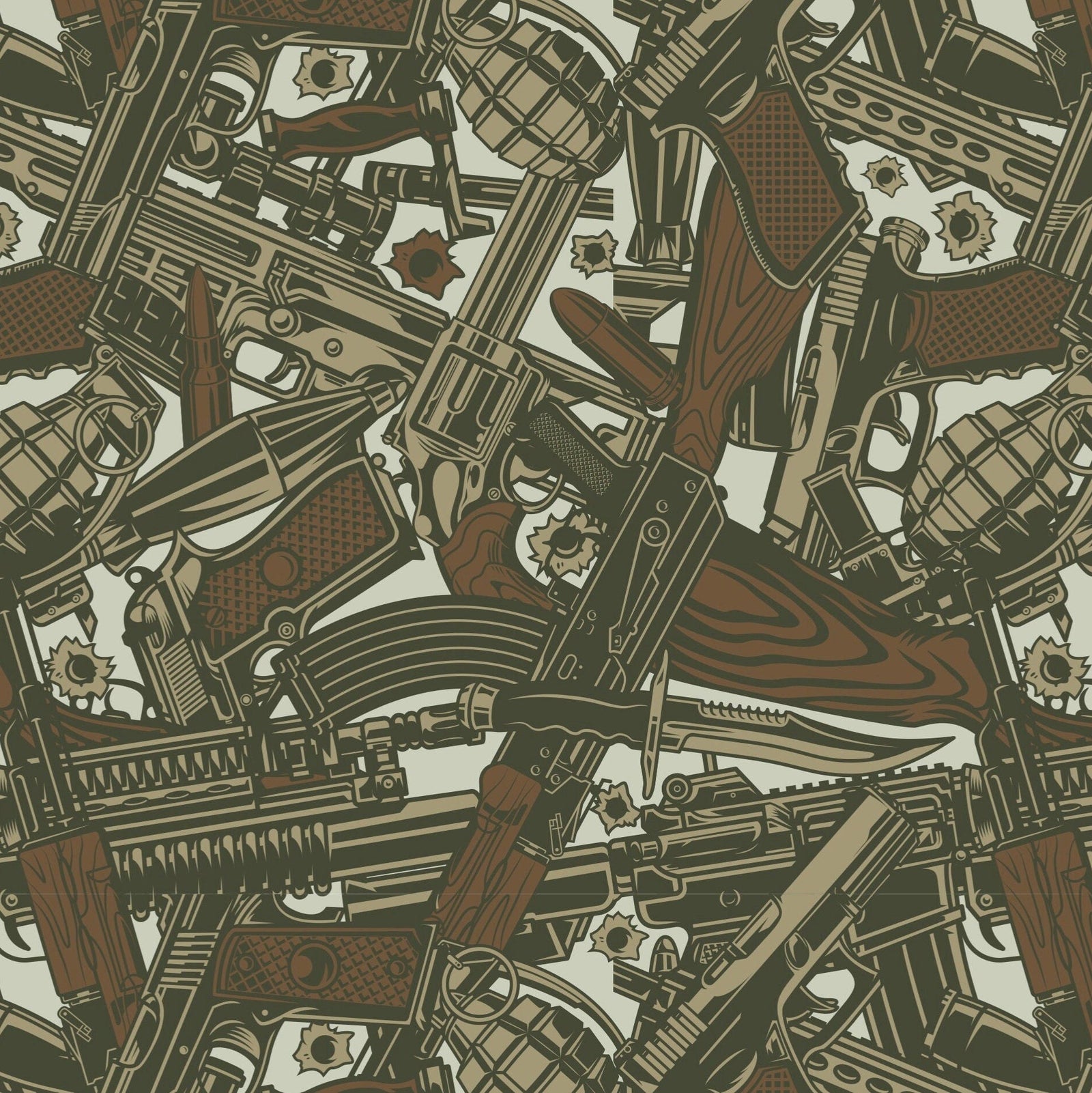 Gun Wrapping Paper - Stesha Party