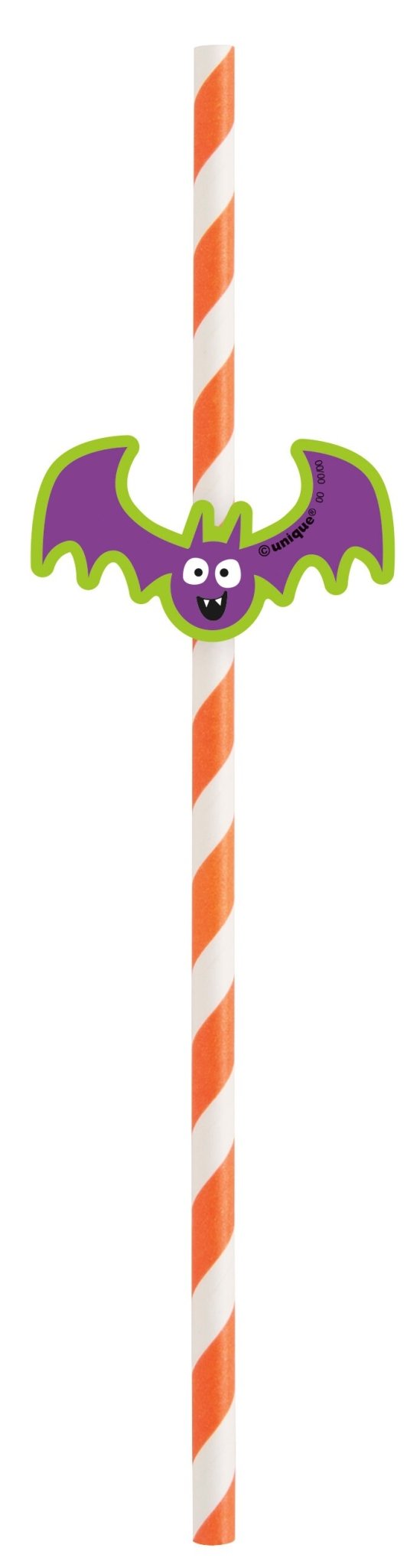 Halloween Party Straws with Toppers - Stesha Party