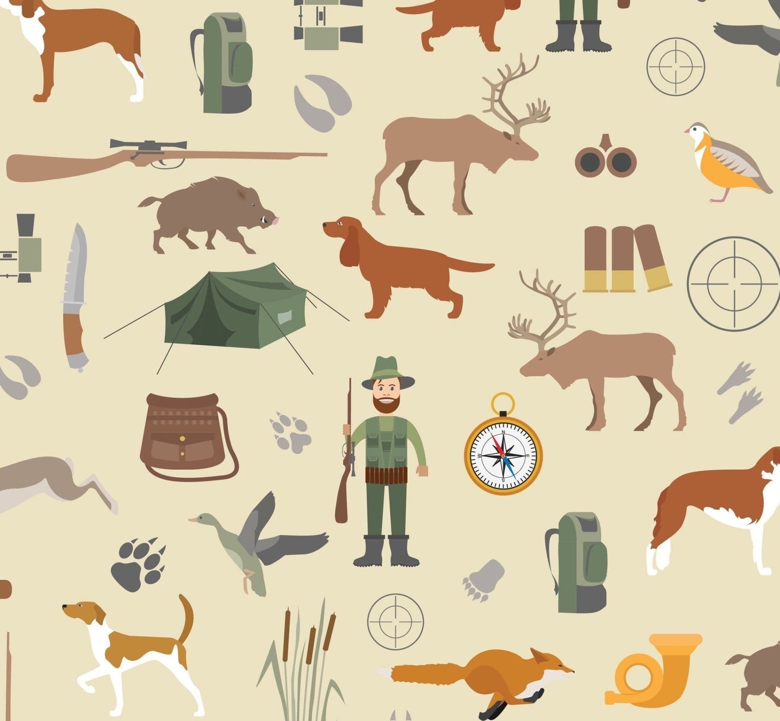 Hunting Gift Wrap - Stesha Party