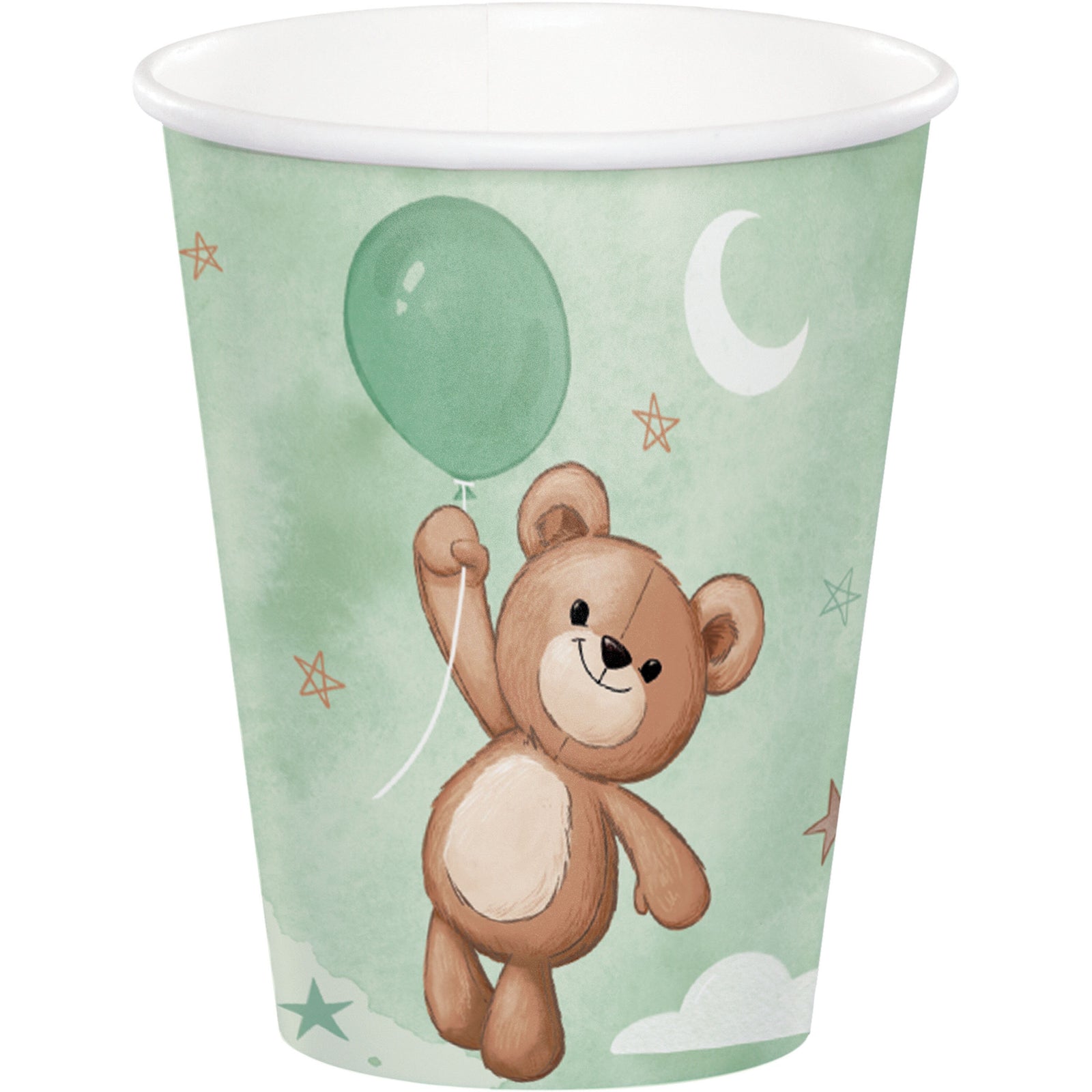 Teddy Bear Party Cups - Teddy Bear Baby Shower Cups, Teddy Bear Birthday Supplies, We Can Bearly Wait Party Decorations, Bear Birthday Cups