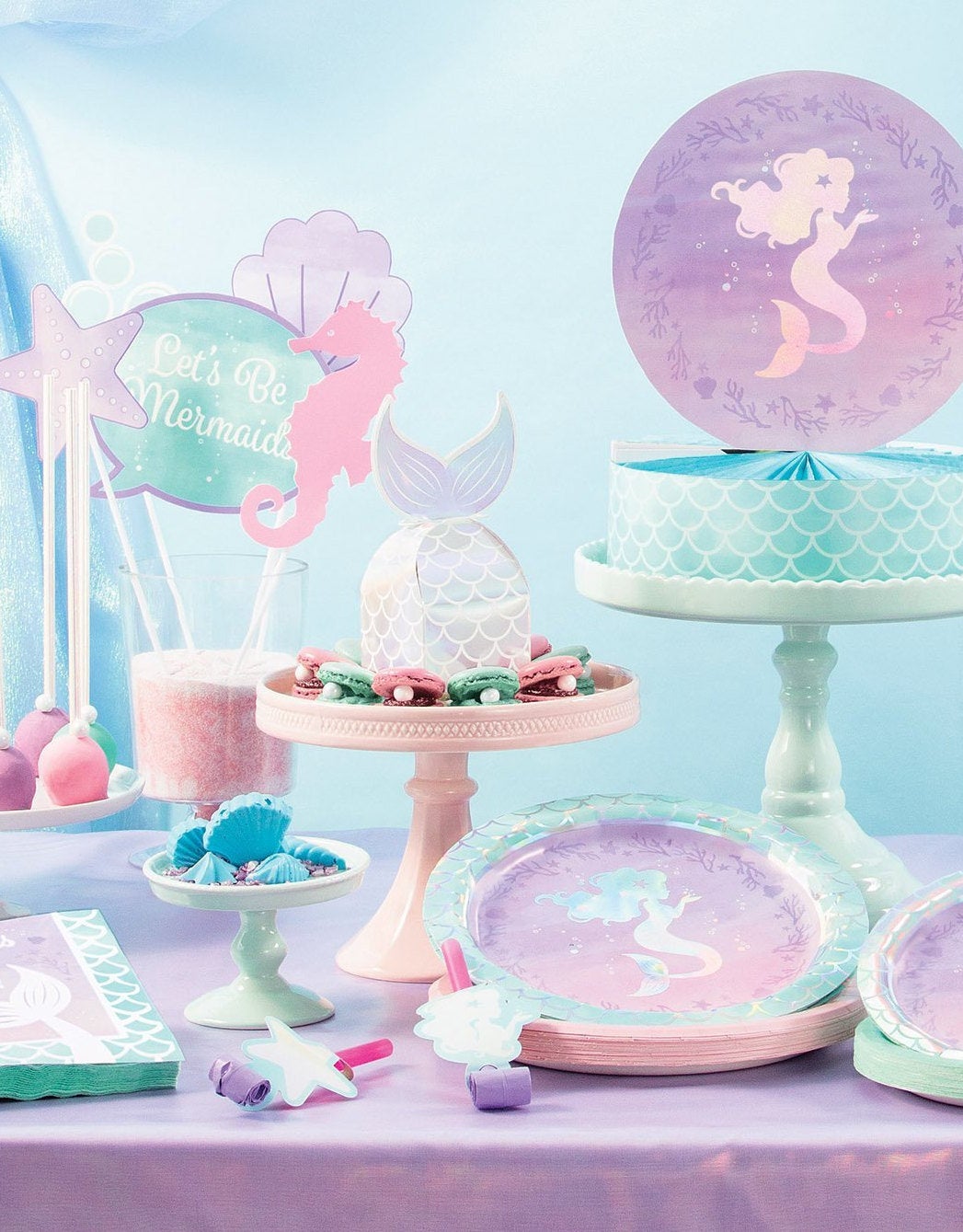 Iridescent Mermaid Tail Favor Boxes - Stesha Party