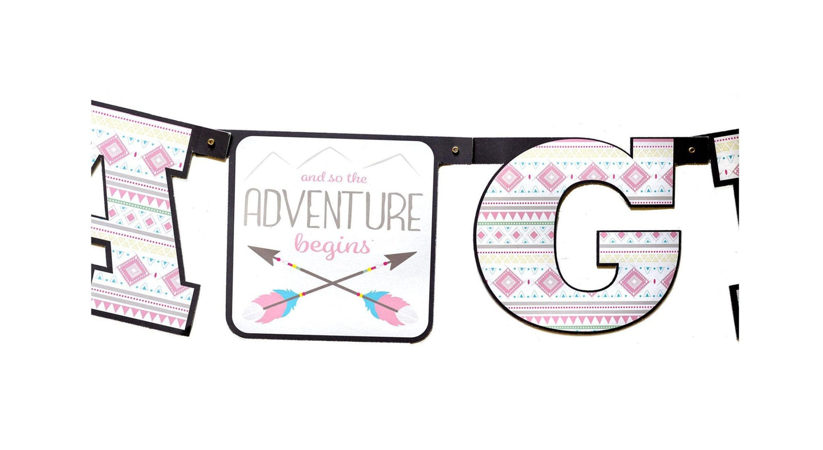 "It's a Girl Adventure Begins" Baby Banner - Stesha Party