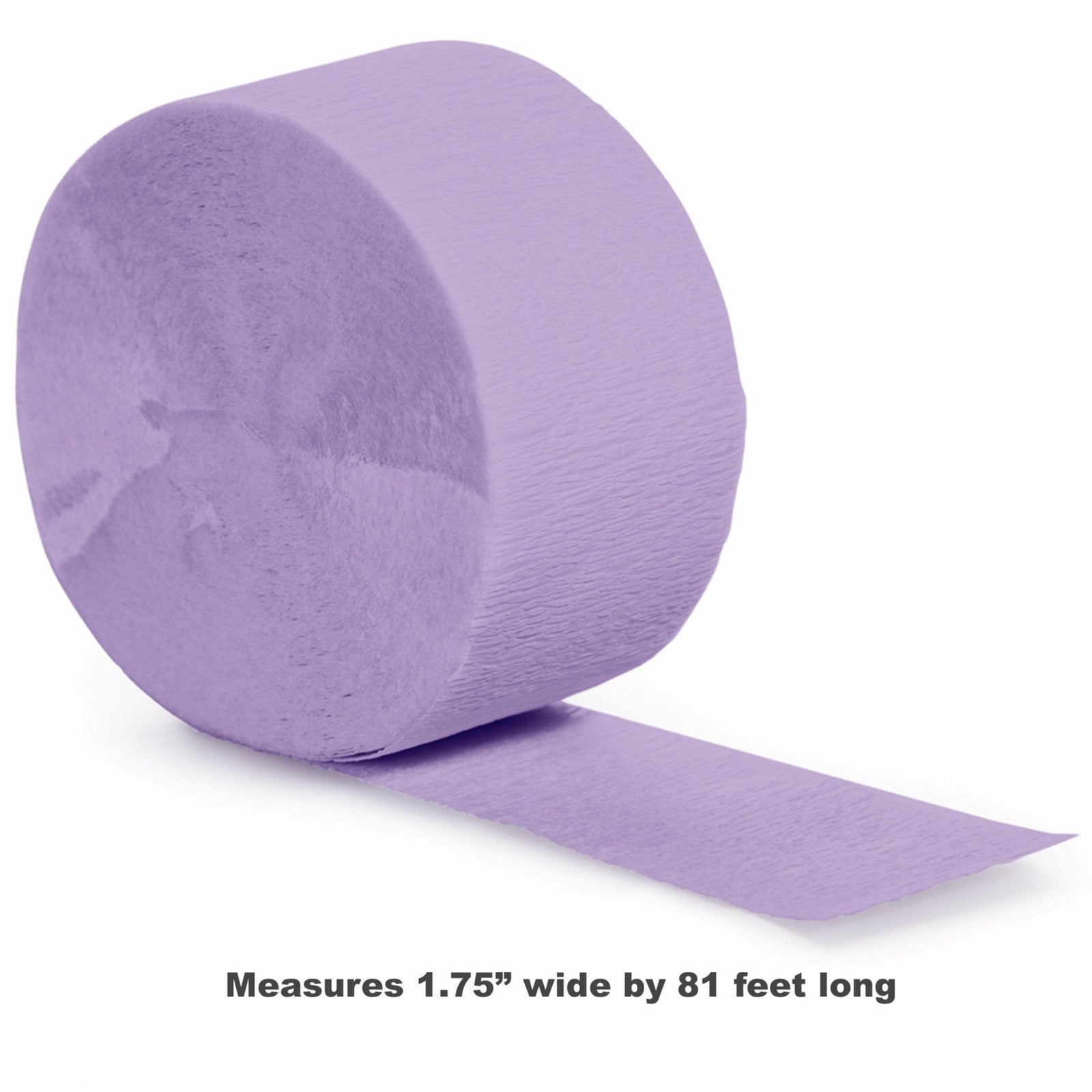 Lavender Crepe Streamer - Stesha Party