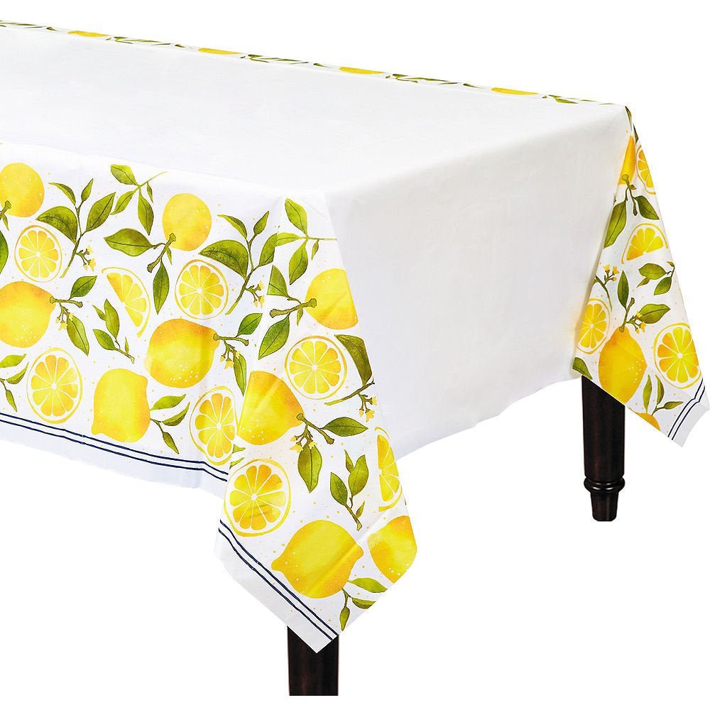 Lemon Party Tablecloth - Stesha Party