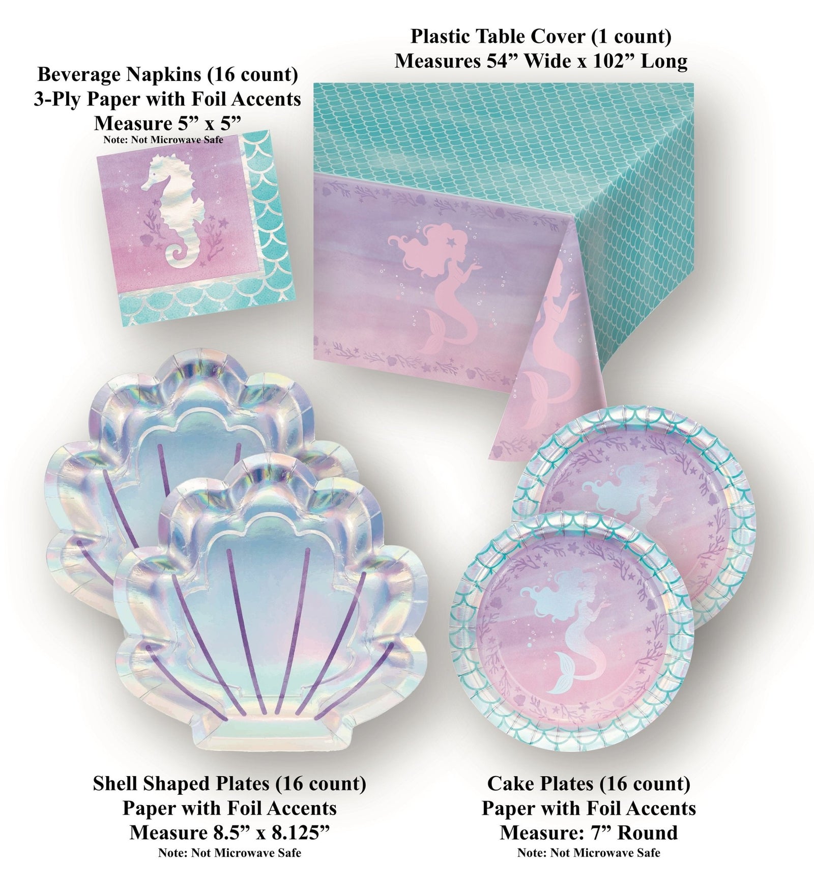Mermaid Party Pack Set - Stesha Party