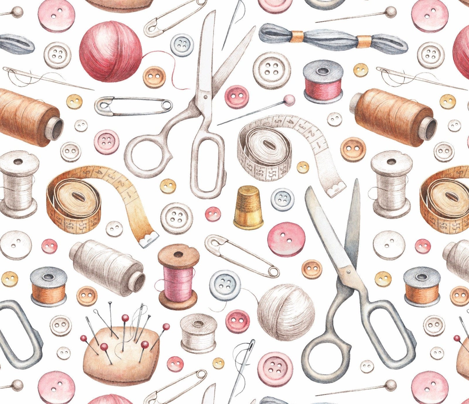 Notions Sewing Gift Wrap - Stesha Party