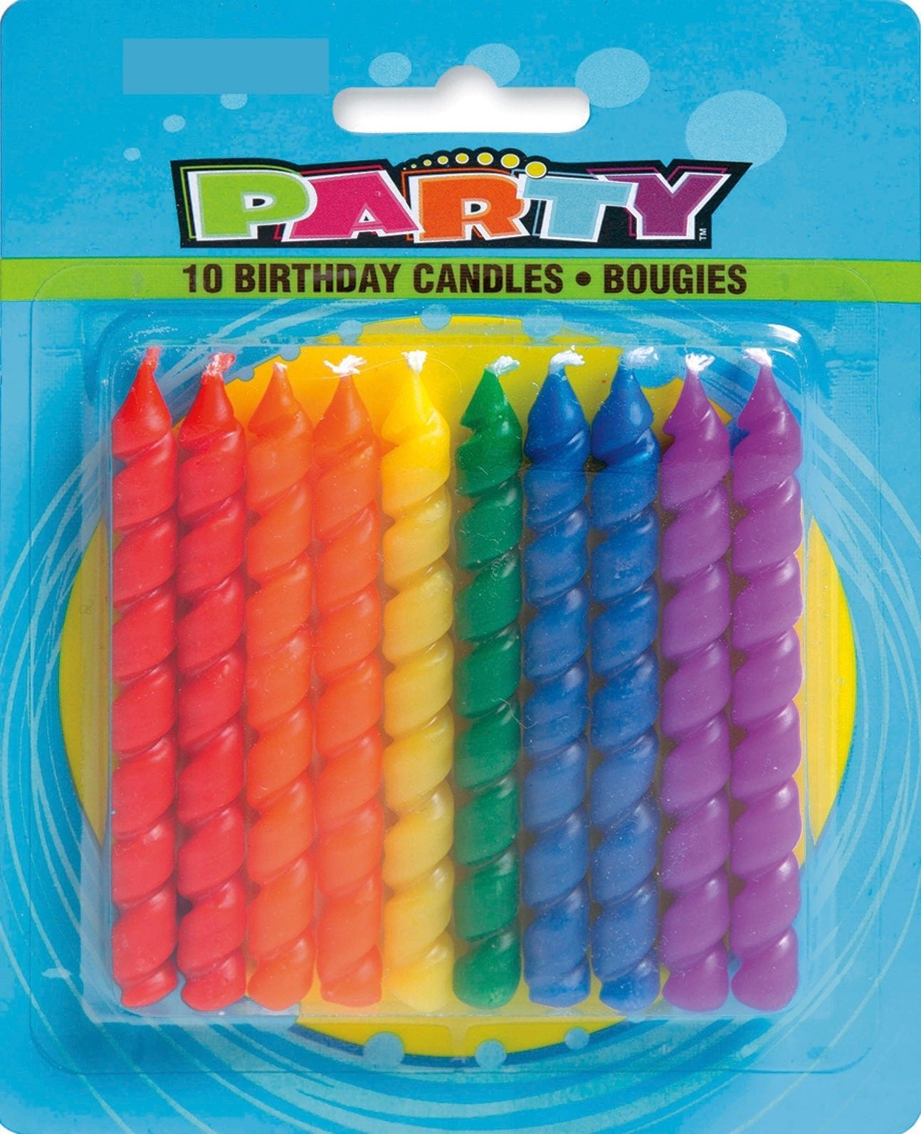 Paint Party Rainbow Candles - Stesha Party