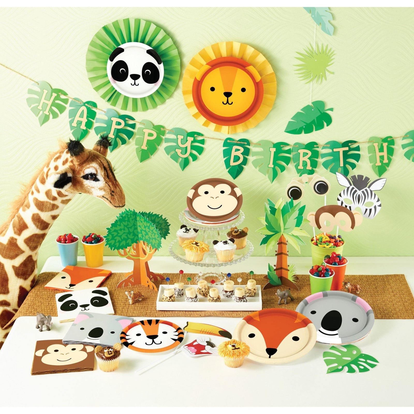 Panda Bear Party Napkins - Stesha Party