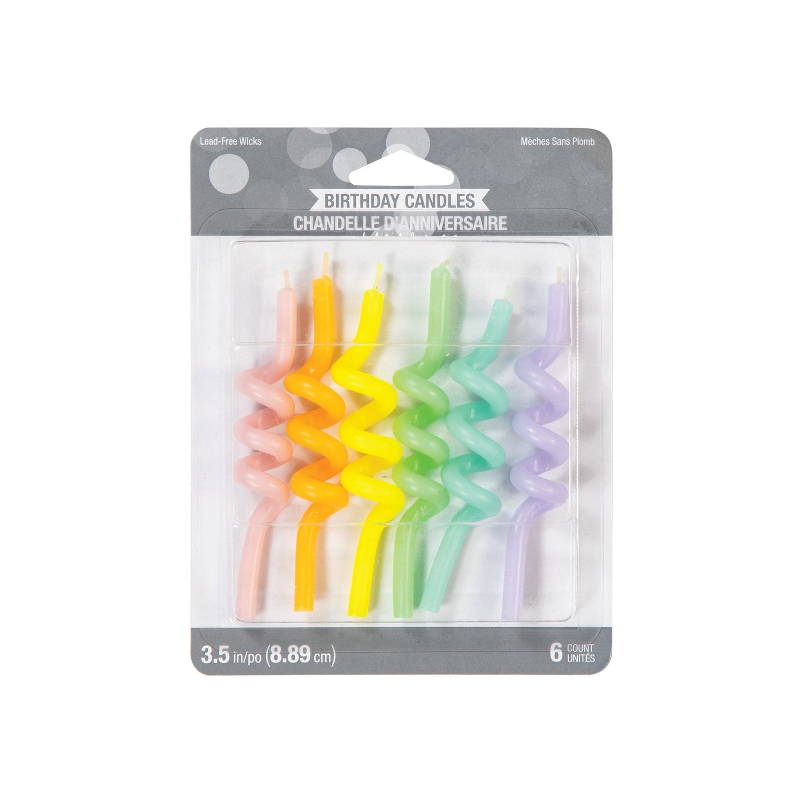 Pastel Party Curly Candles - Stesha Party