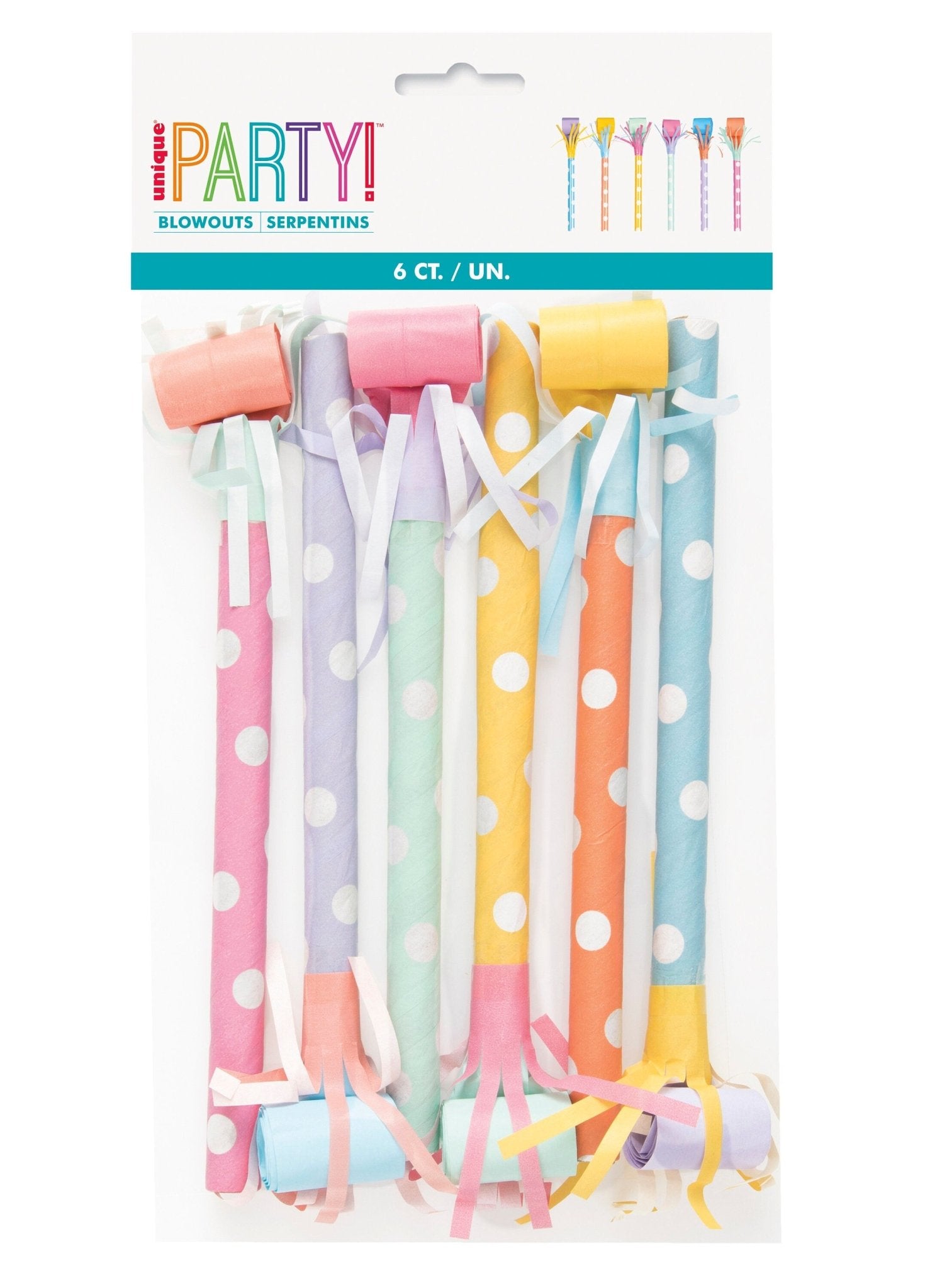 Pastel Rainbow Party Blowout Favors - Stesha Party